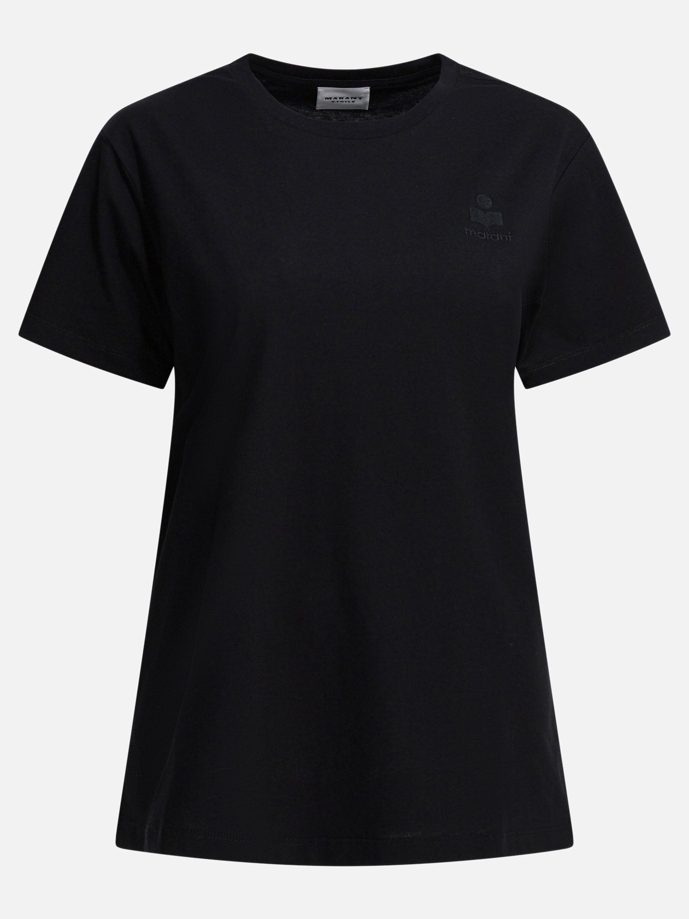 Crewneck t-shirts Solid colour  Black - Marant Étoile Women | PDP | VIETTI Online Store | thumbnail