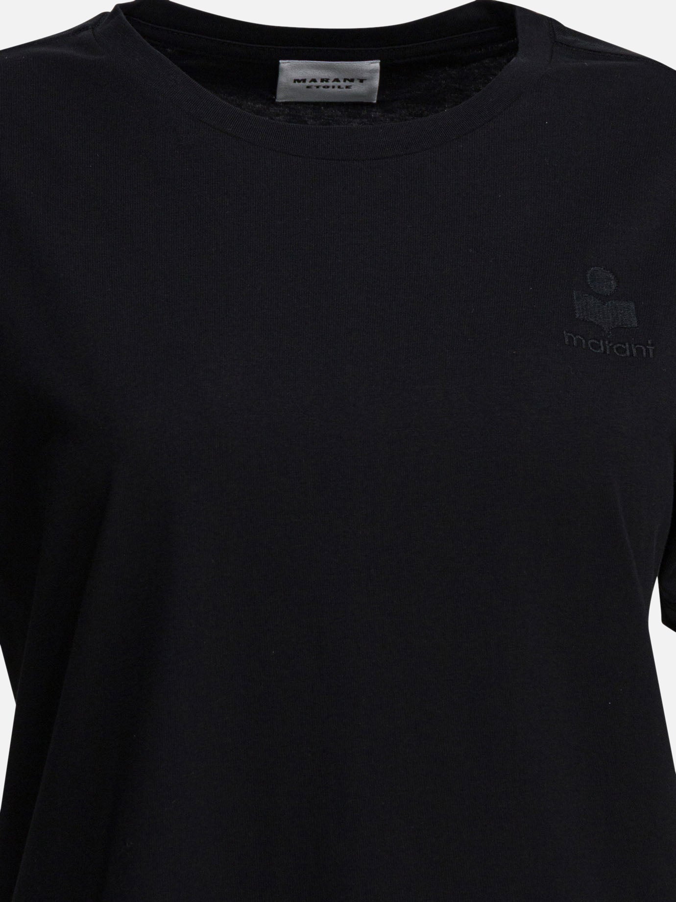 Crewneck t-shirts Solid colour  Black - Marant Étoile Women | PDP | VIETTI Online Store | thumbnail_3
