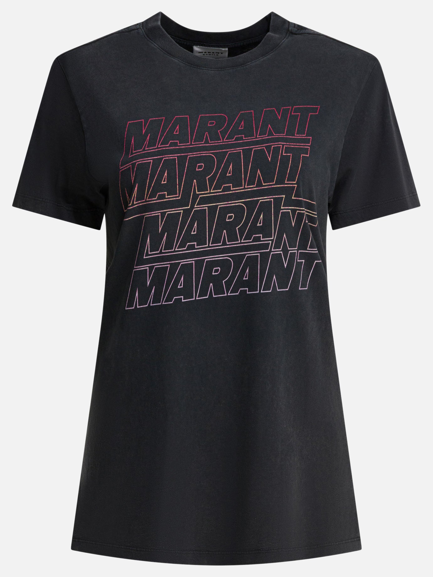 Crewneck t-shirts Graphics  Black - Marant Étoile Women | PDP | VIETTI Online Store | Zoom-Modal
