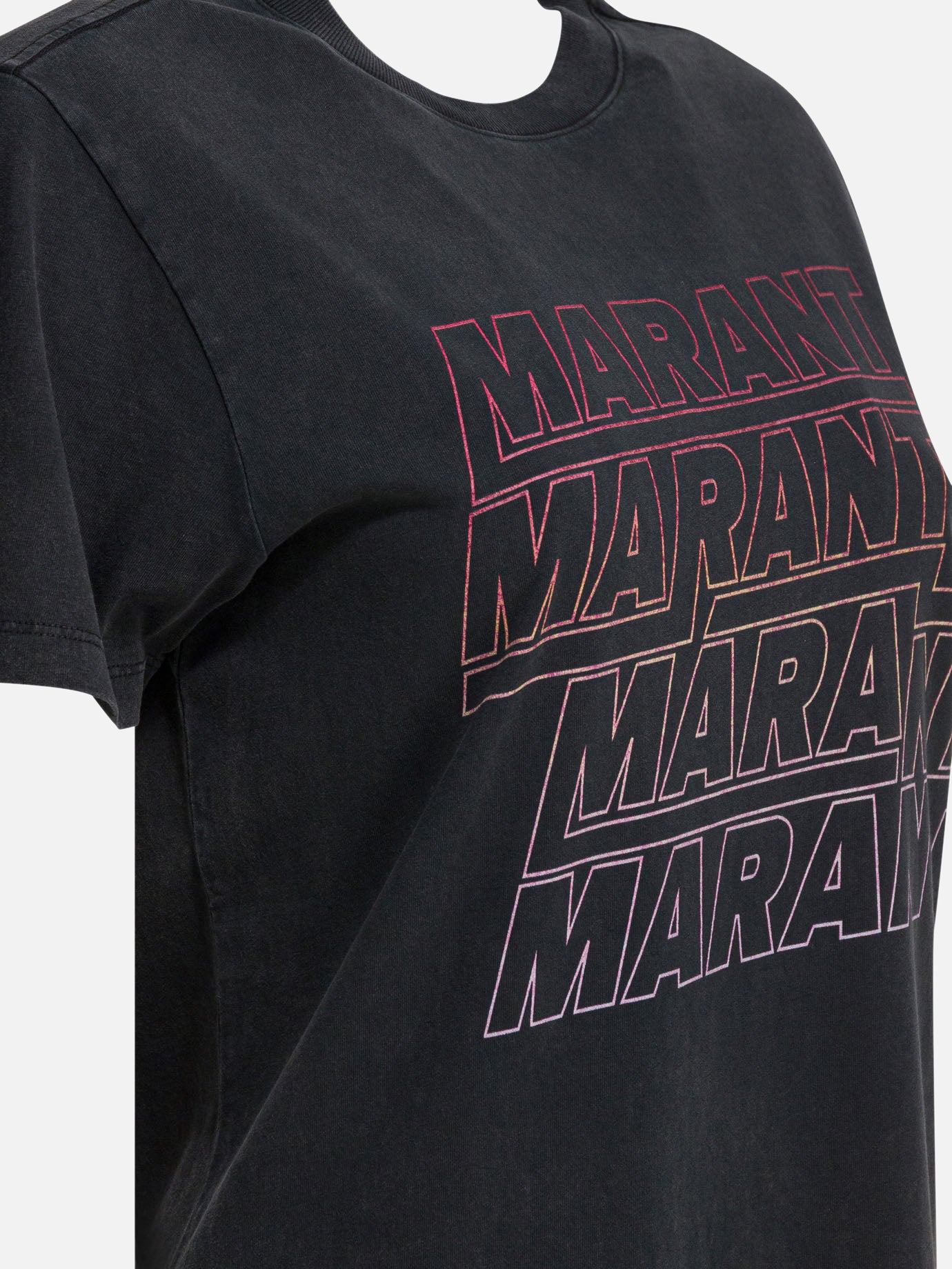 Crewneck t-shirts Graphics  Black - Marant Étoile Women | PDP | VIETTI Online Store | Zoom-Modal_4
