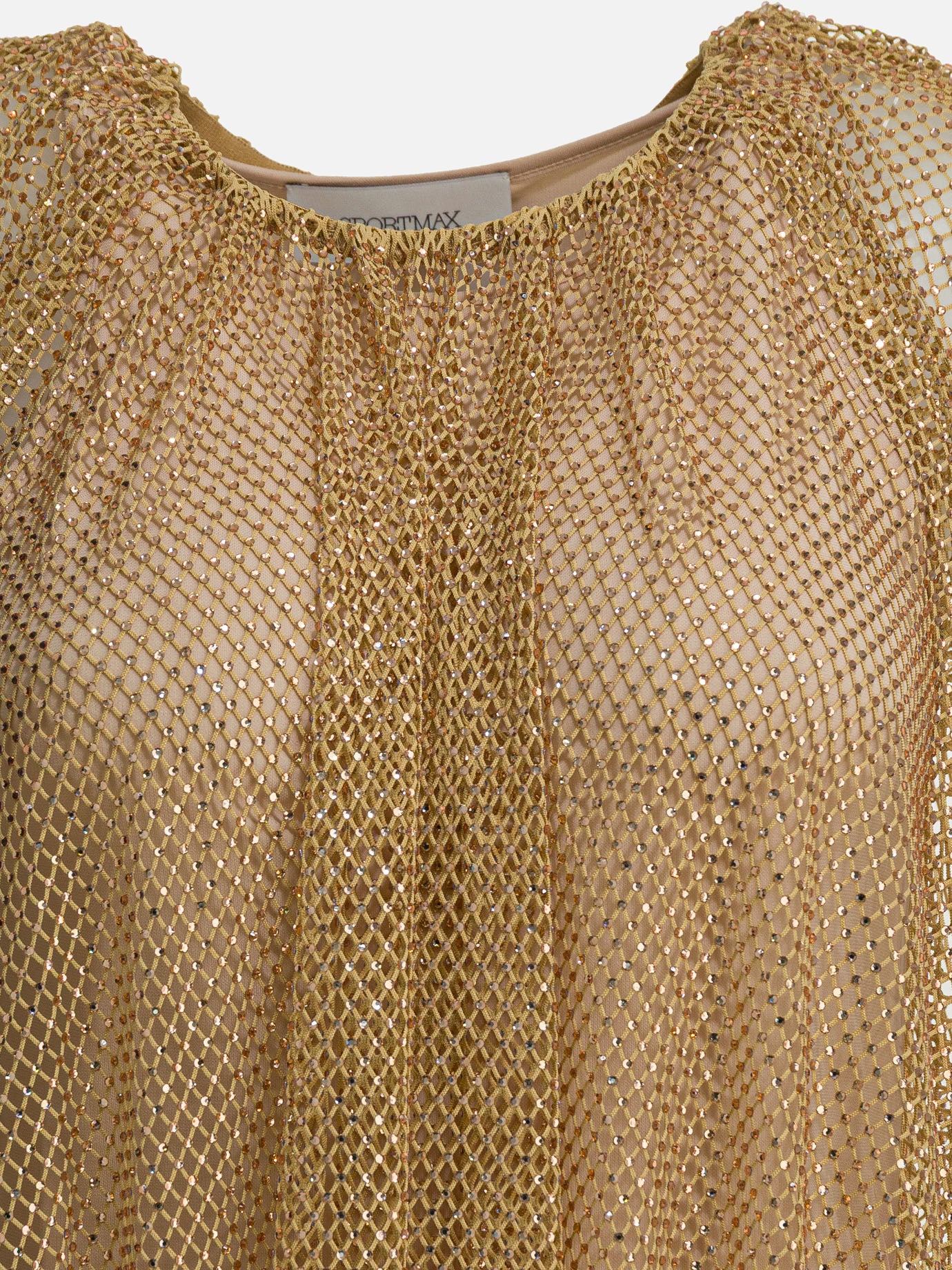 Casual tops Textured knit  Gold - Max Mara Sportmax Women | PDP | VIETTI Online Store | thumbnail_3