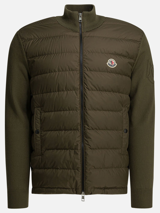 Down jackets Logo  Green - Moncler Men | PLP | VIETTI Online Store 
