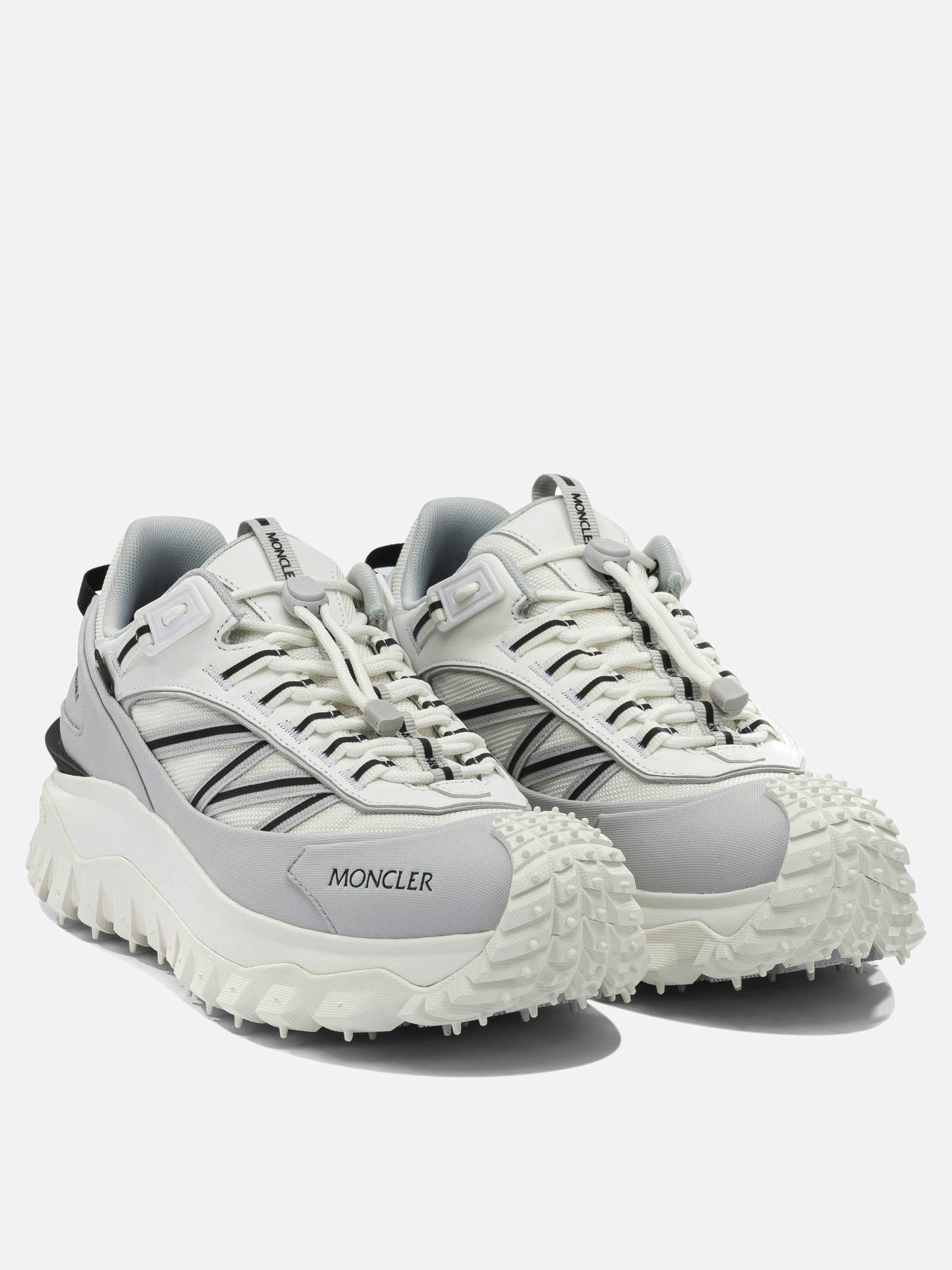 Low top sneakers 100% polyamide - 100% rubber  White - Moncler Men | PDP | VIETTI Online Store | thumbnail_2