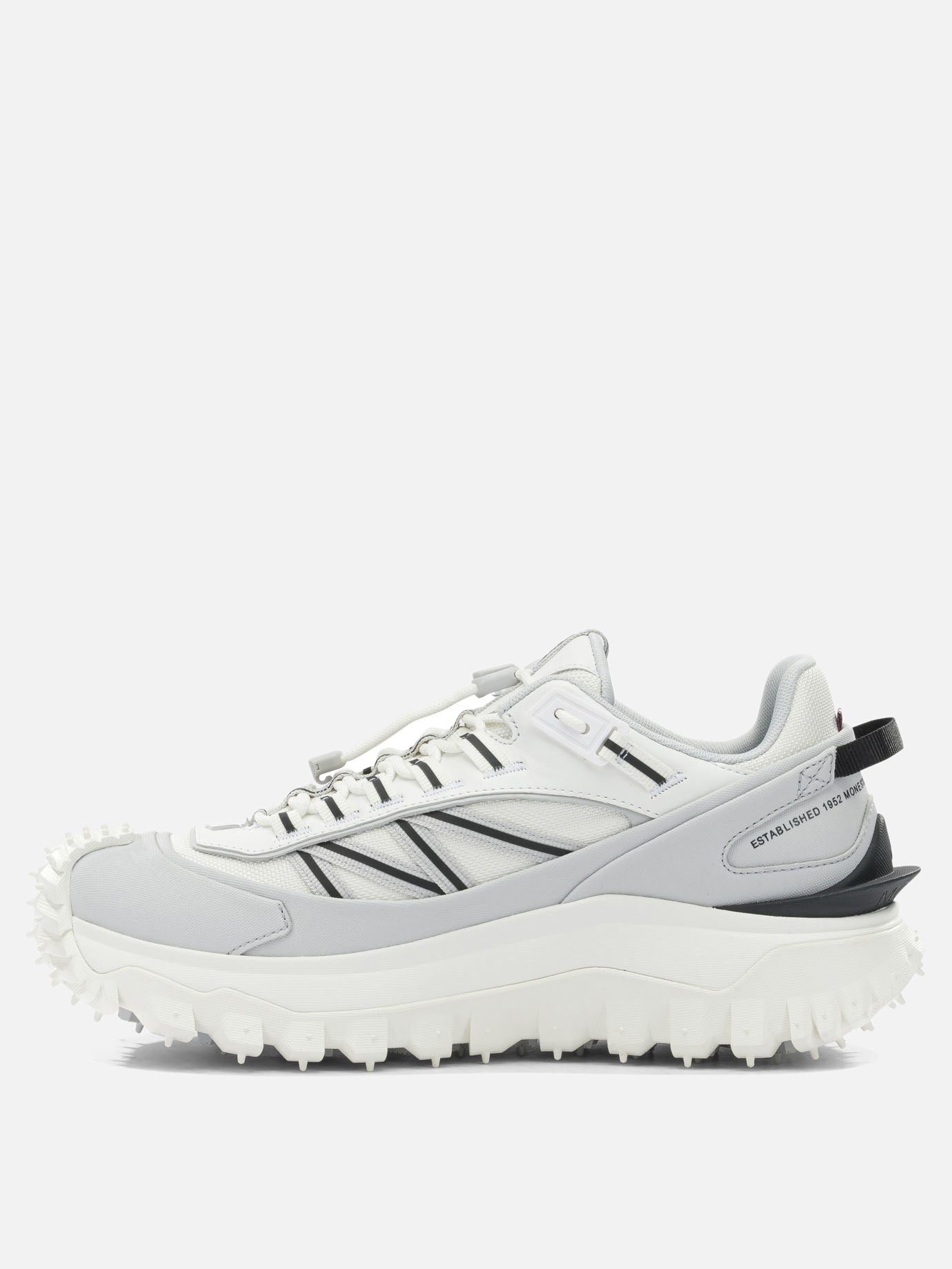 Low top sneakers 100% polyamide - 100% rubber  White - Moncler Men | PDP | VIETTI Online Store | thumbnail_3