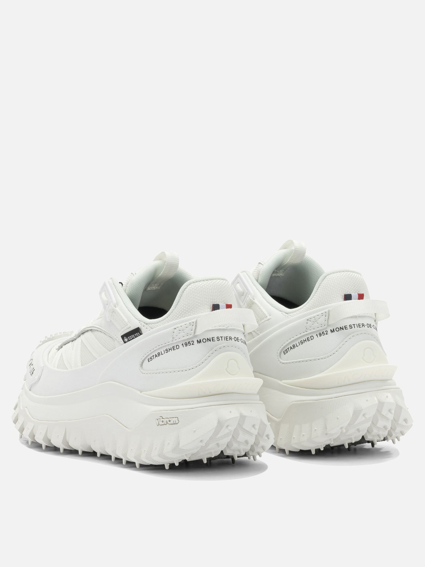 Sneaker basse 60% nylon 40% leather - 100% rubber  Bianco - Moncler Donna | PDP | VIETTI Online Store | thumbnail_4