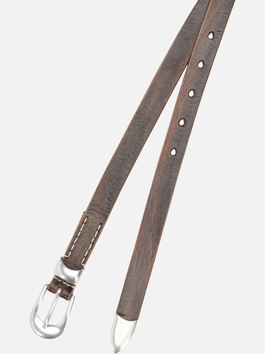 Leather belts 100% leather  Brown - Our Legacy Men | PLP | VIETTI Online Store | 2
