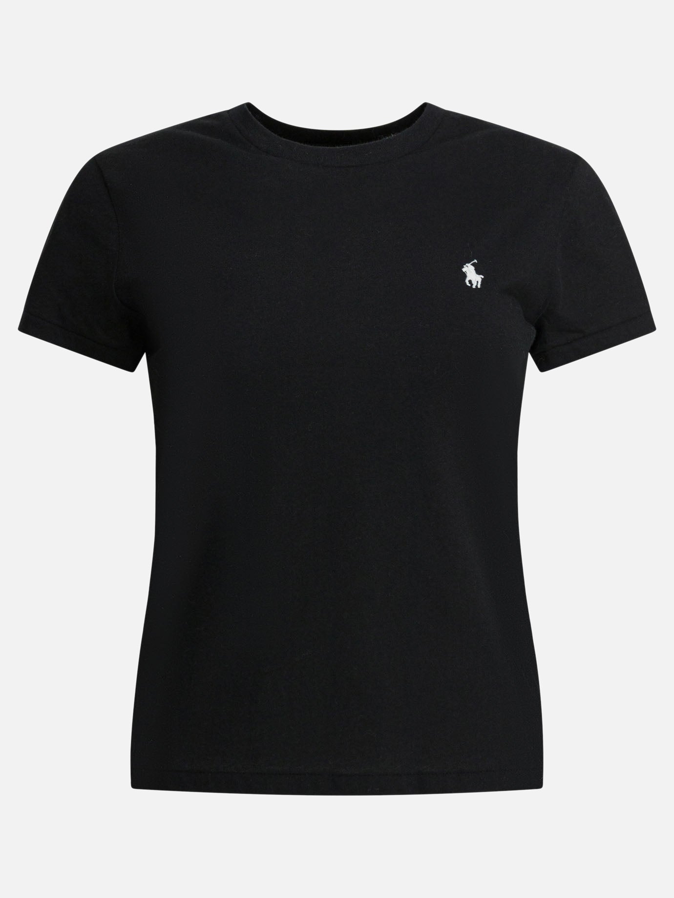 Crewneck t-shirts 100% cotton  Black - Polo Ralph Lauren Women | PDP | VIETTI Online Store | Zoom-Modal
