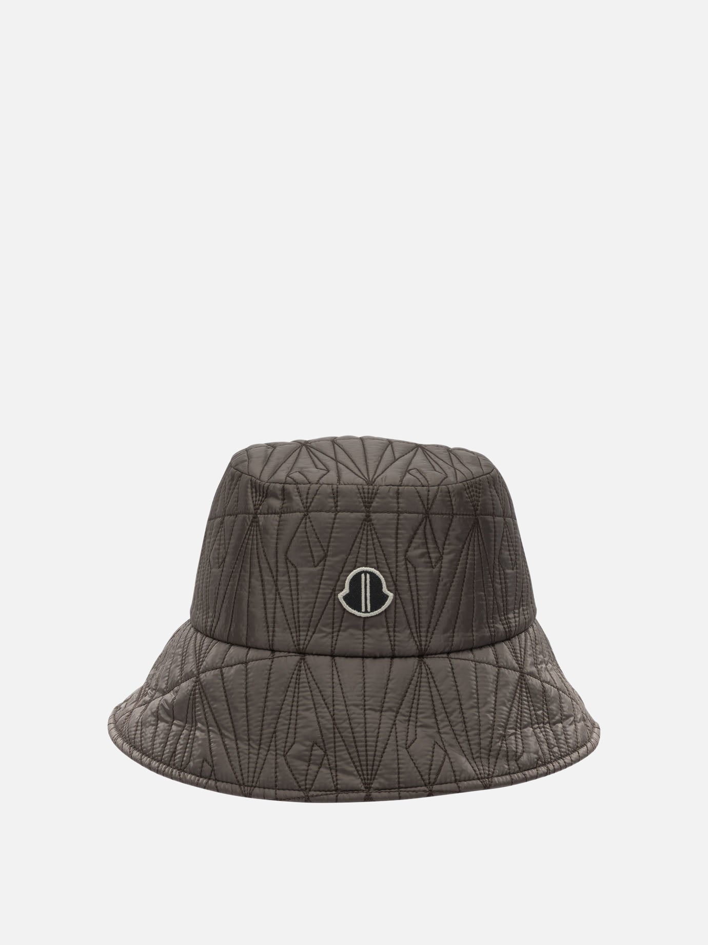 Bucket hats 100% polyester - Lining: 100% polyester - Padding: 100% polyester - Other fabric: 75% cotton 25% polyester  Grey - Rick Owens Women | PDP | VIETTI Online Store | Zoom-Modal
