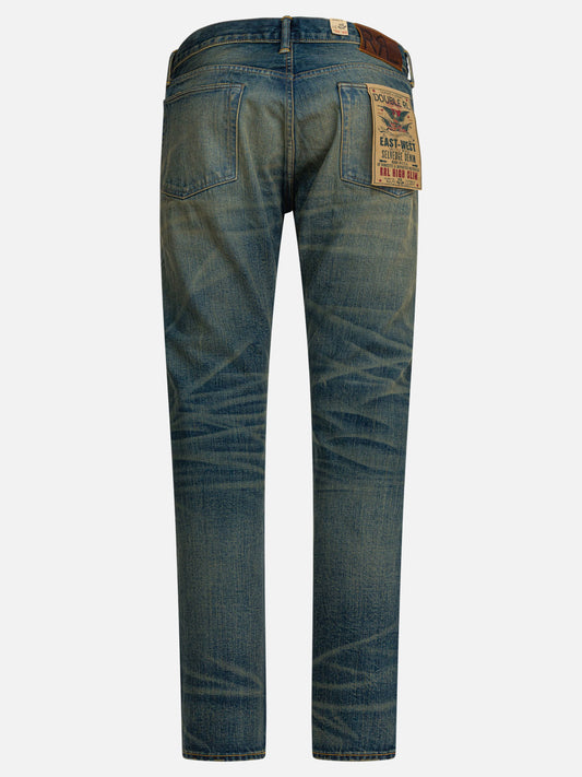 Straight-leg jeans Solid colour  Blue - RRL by Ralph Lauren Men | PLP | VIETTI Online Store | 2
