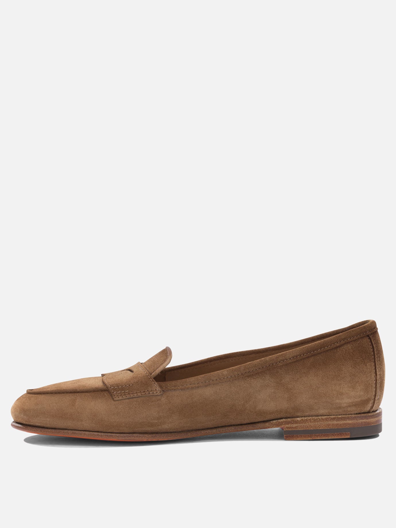 Loafers 100% suede - 100% leather  Brown - Santoni Women | PDP | VIETTI Online Store | Zoom-Modal_3
