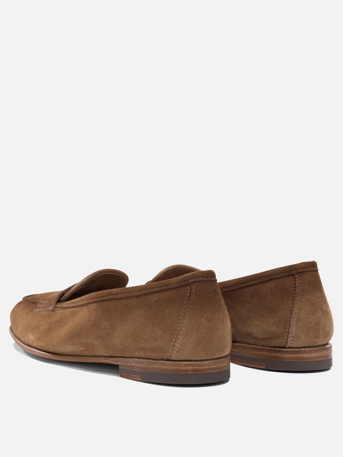 Loafers 100% suede - 100% leather  Brown - Santoni Women | PDP | VIETTI Online Store | thumbnail_4