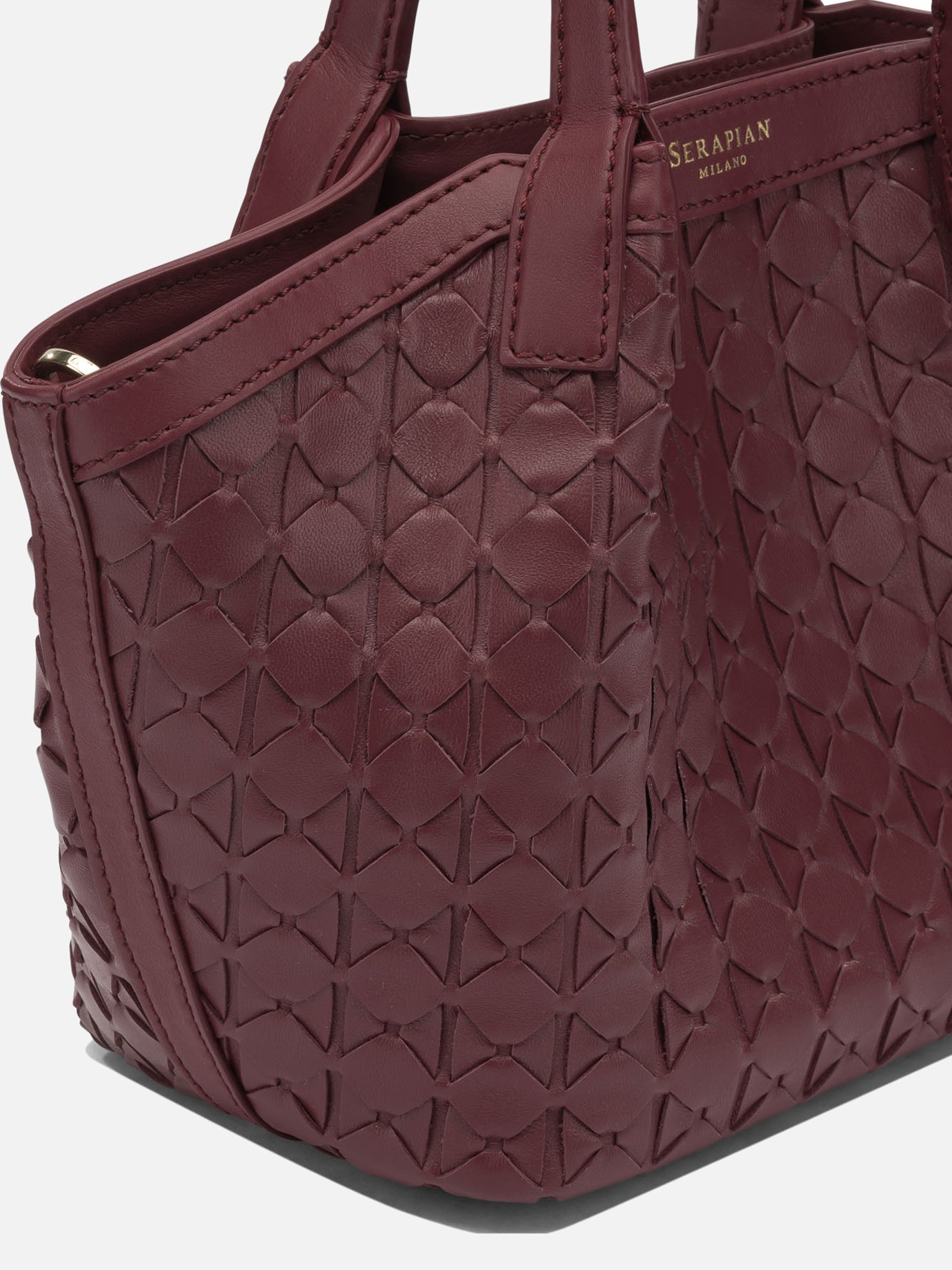 Small bags 100% nappa leather  Bordeaux - Serapian Women | PDP | VIETTI Online Store | thumbnail_4