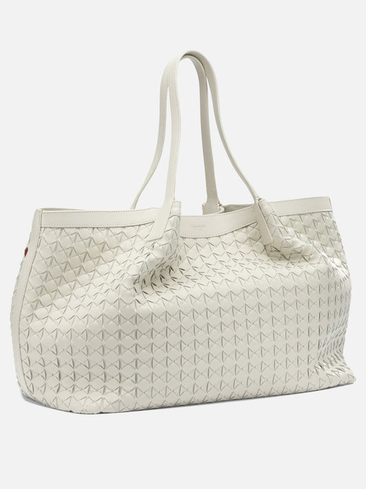 Large bags 100% nappa leather  White - Serapian Women | PDP | VIETTI Online Store | 2
