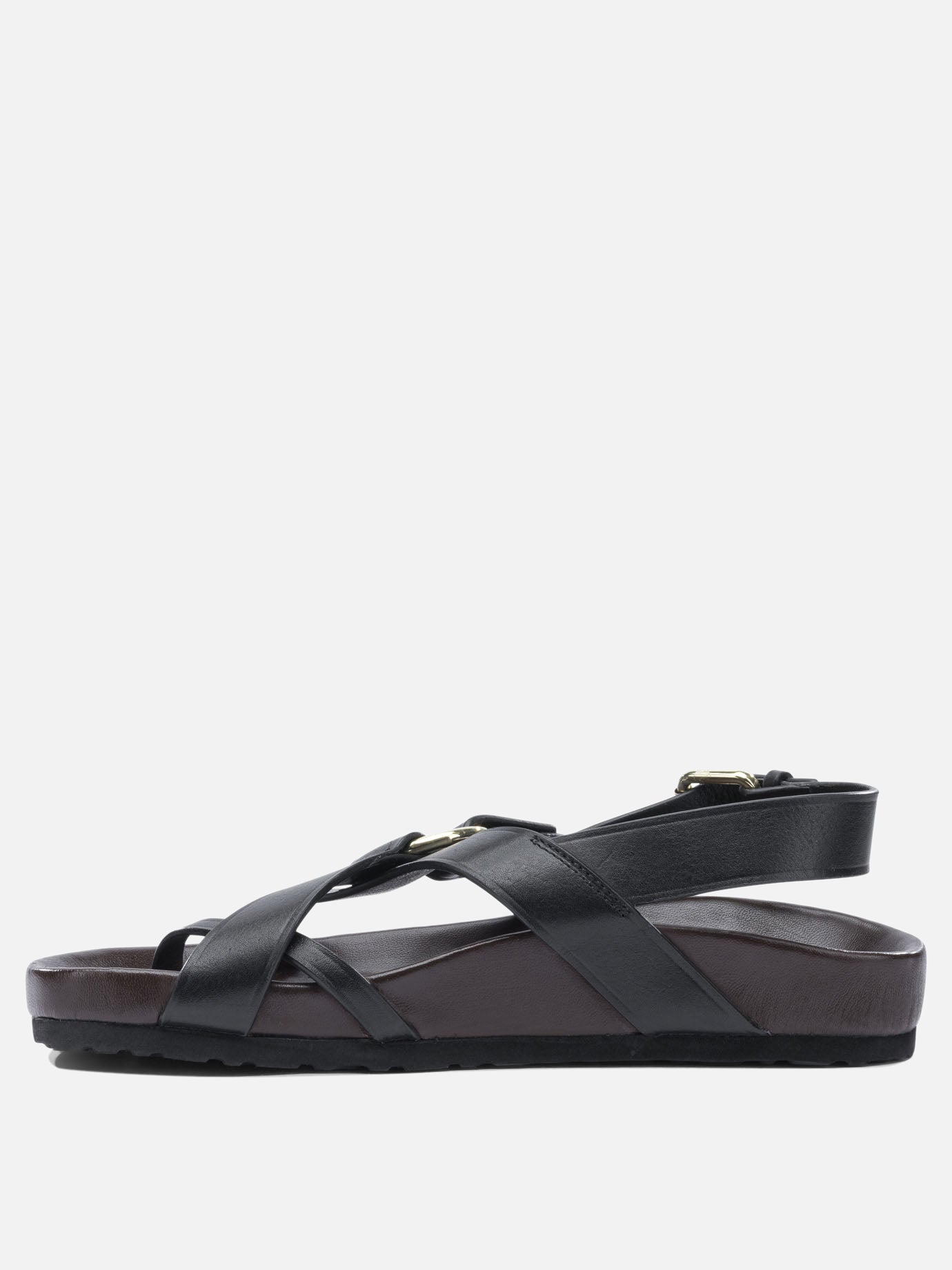 Flat sandals 100% leather - 100% rubber  Black - Soeur Women | PDP | VIETTI Online Store | Zoom-Modal_3
