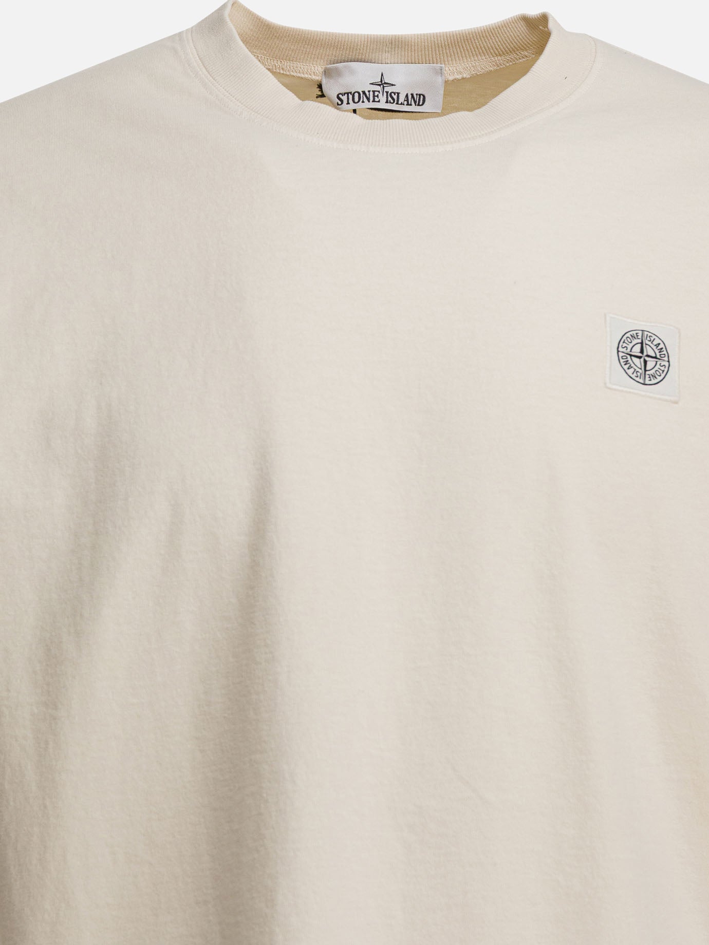 Crewneck t-shirts Logo  White - Stone Island Men | PDP | VIETTI Online Store | Zoom-Modal_3
