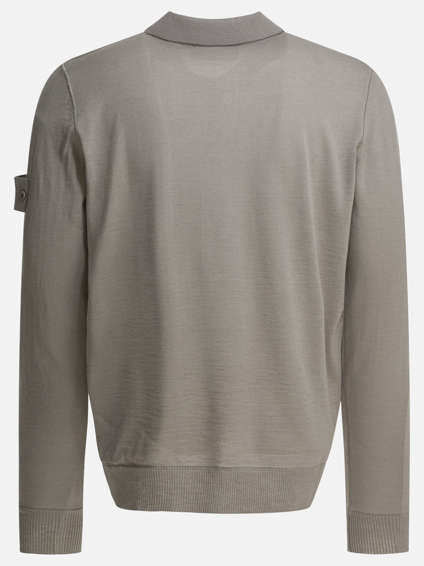 Polo sweater Solid colour  Grey - Stone Island Men | PDP | VIETTI Online Store | thumbnail_2