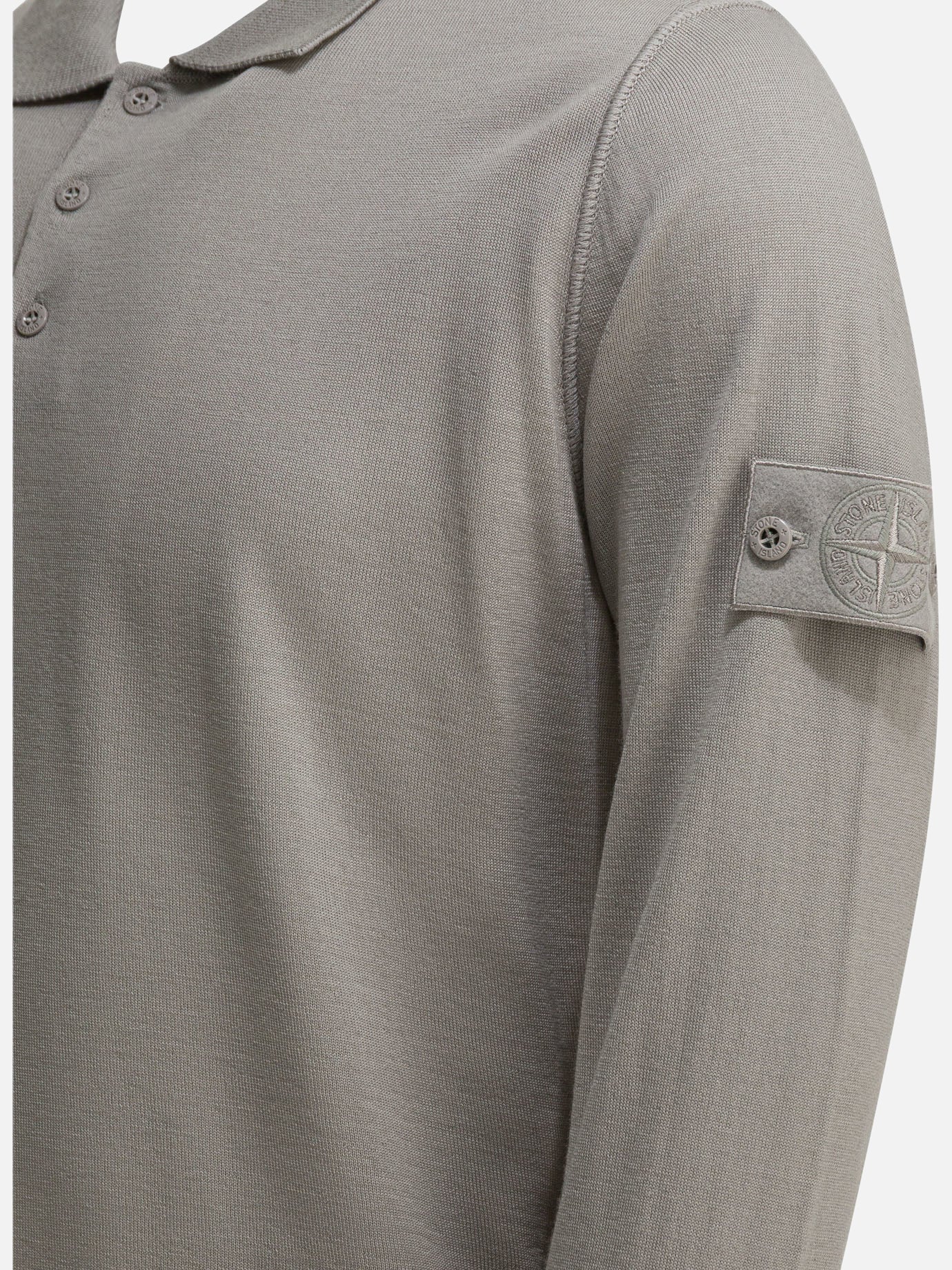 Polo sweater Solid colour  Grey - Stone Island Men | PDP | VIETTI Online Store | Zoom-Modal_4
