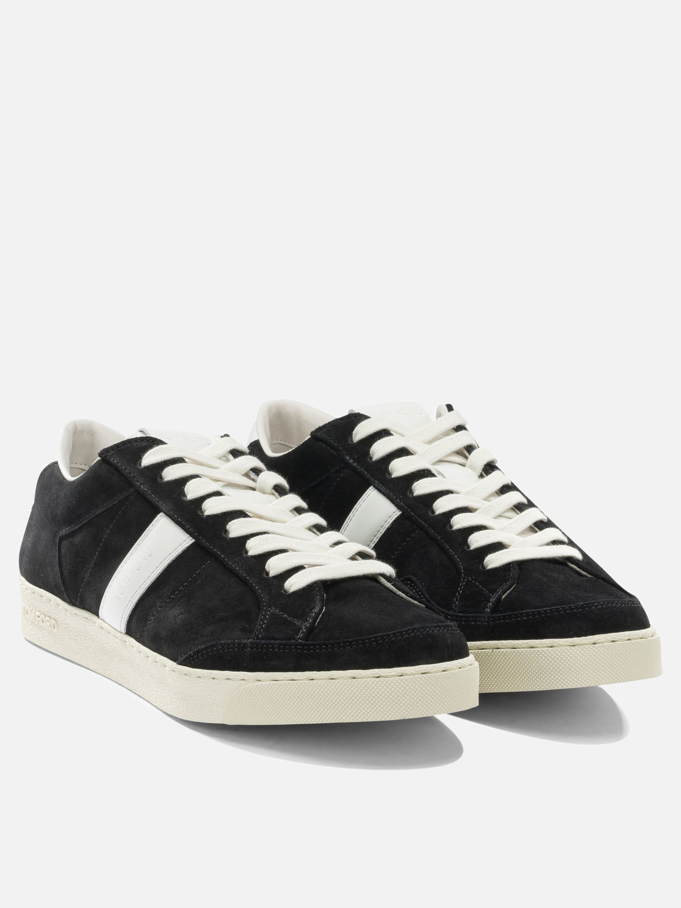 Low top sneakers 100% suede - 100% rubber  Black - Tom Ford Men | PDP | VIETTI Online Store | Zoom-Modal_2
