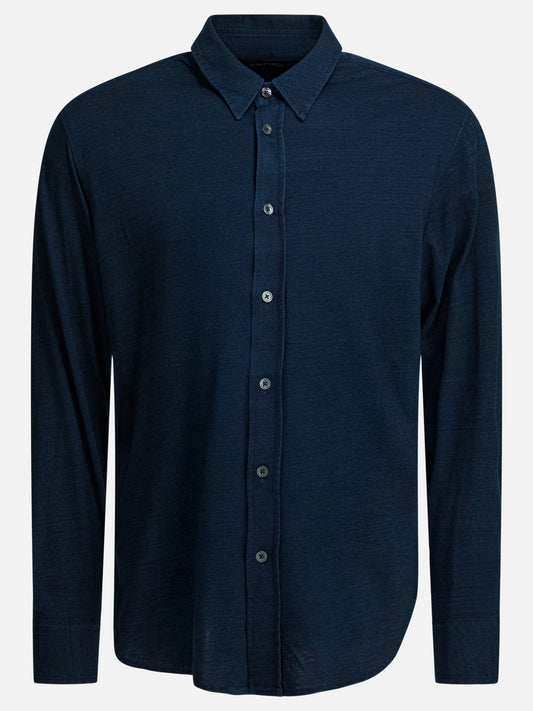 Casual shirts Solid colour  Blue - Tom Ford Men | PLP | VIETTI Online Store 
