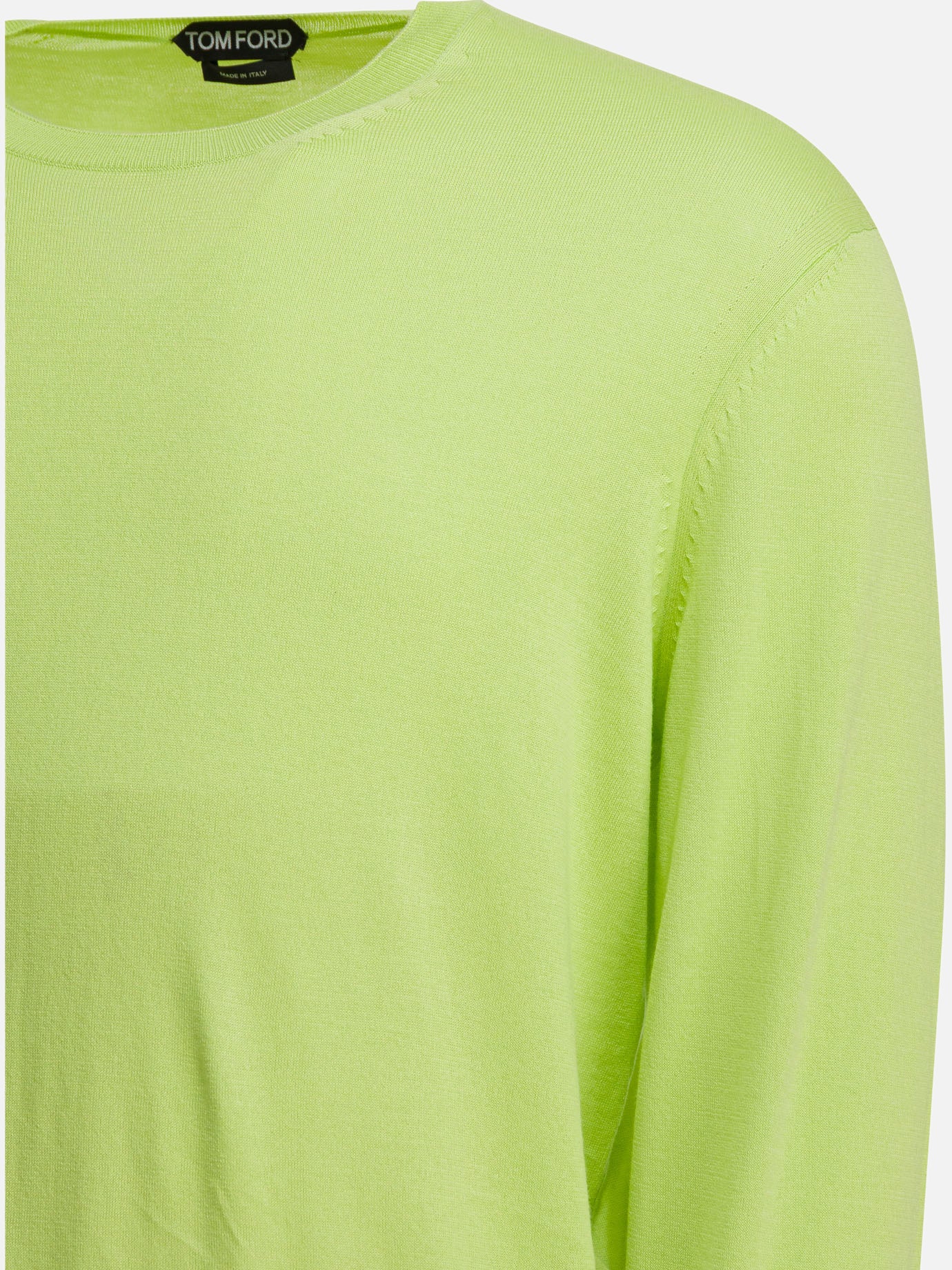 Crewneck sweaters Solid colour  Green - Tom Ford Men | PDP | VIETTI Online Store | Zoom-Modal_4
