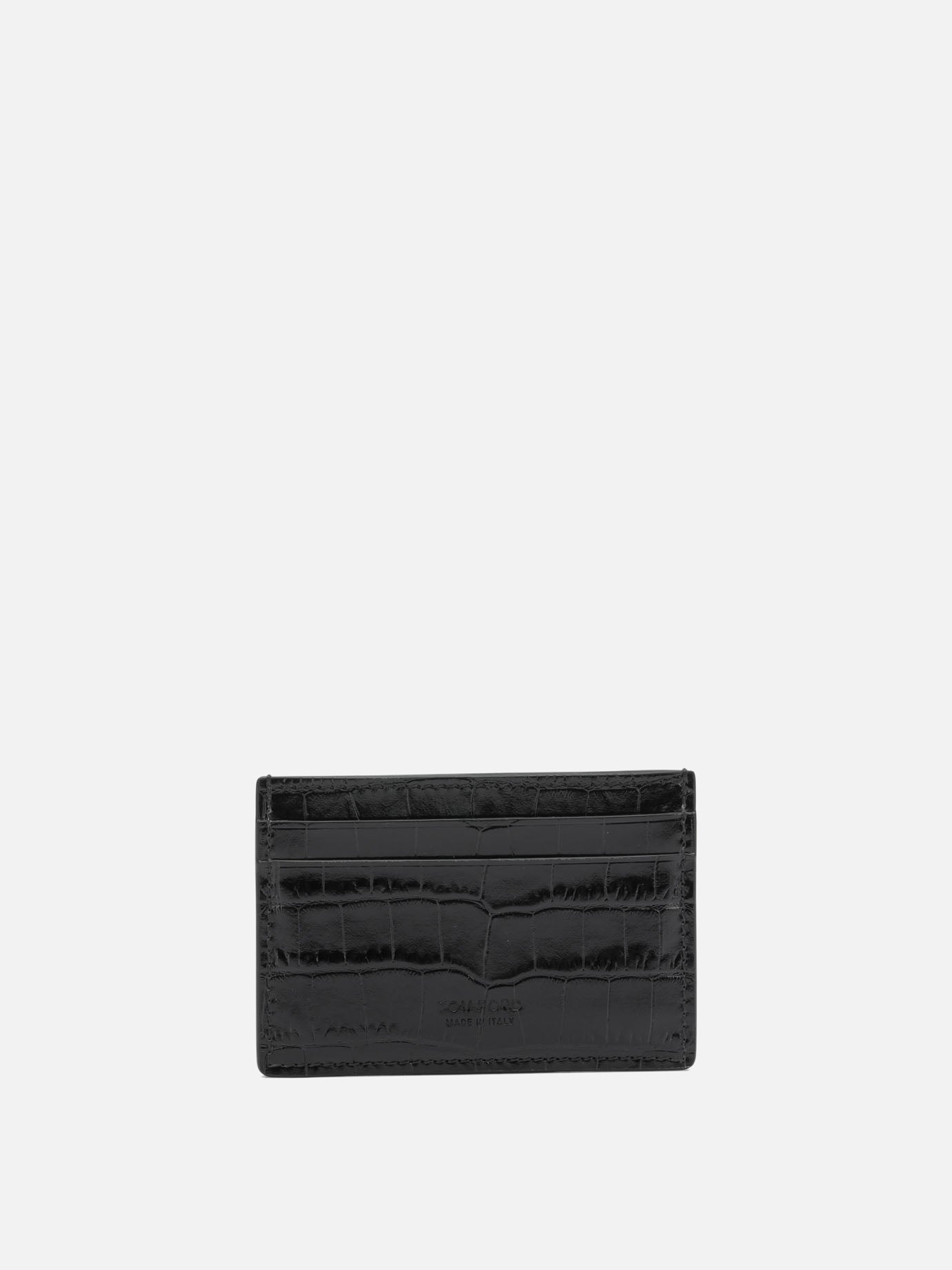 Portacarte 100% calf leather  Nero - Tom Ford Uomo | PDP | VIETTI Online Store | thumbnail