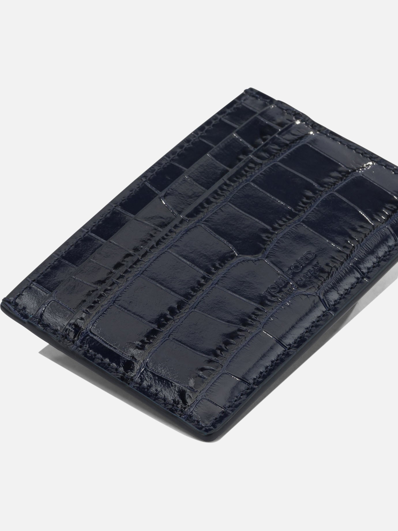 Portacarte 100% calf leather  Blu - Tom Ford Uomo | PDP | VIETTI Online Store | Zoom-Modal_4
