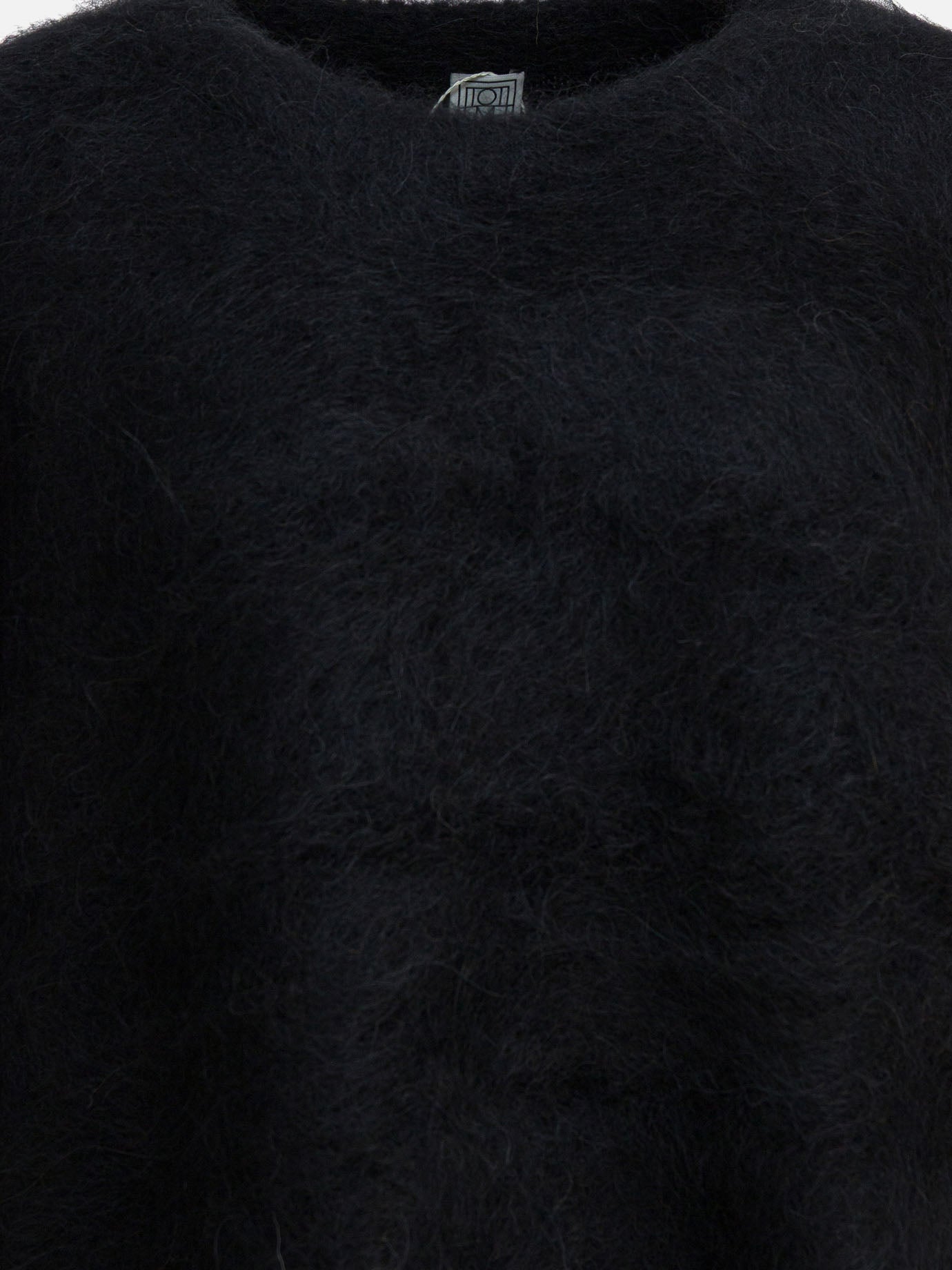 Crewneck sweaters Solid colour  Black - Toteme Women | PDP | VIETTI Online Store | Zoom-Modal_3
