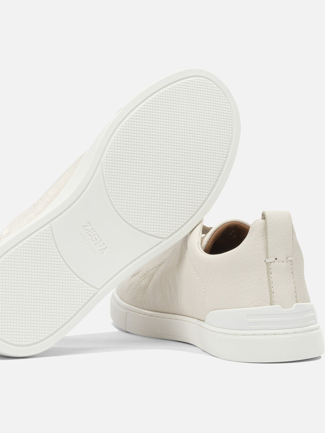 Low top sneakers 100% leather - 100% rubber  White - Zegna Men | PDP | VIETTI Online Store | Zoom-Modal_5
