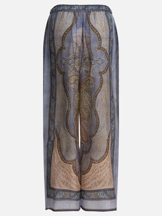 Pantaloni casual Paisley  Azzurro - Zimmermann Donna | PDP | VIETTI Online Store | 2
