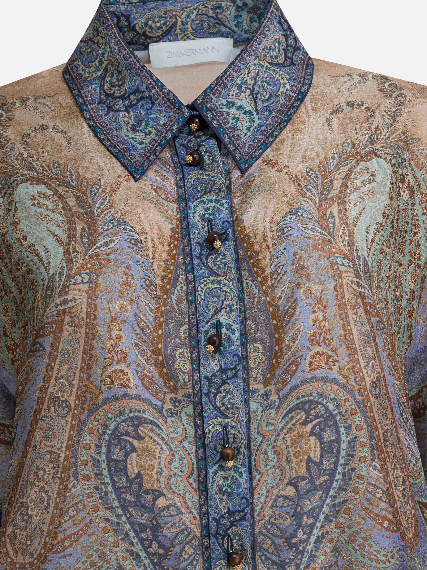 Camicie casual Paisley  Azzurro - Zimmermann Donna | PDP | VIETTI Online Store | thumbnail_4