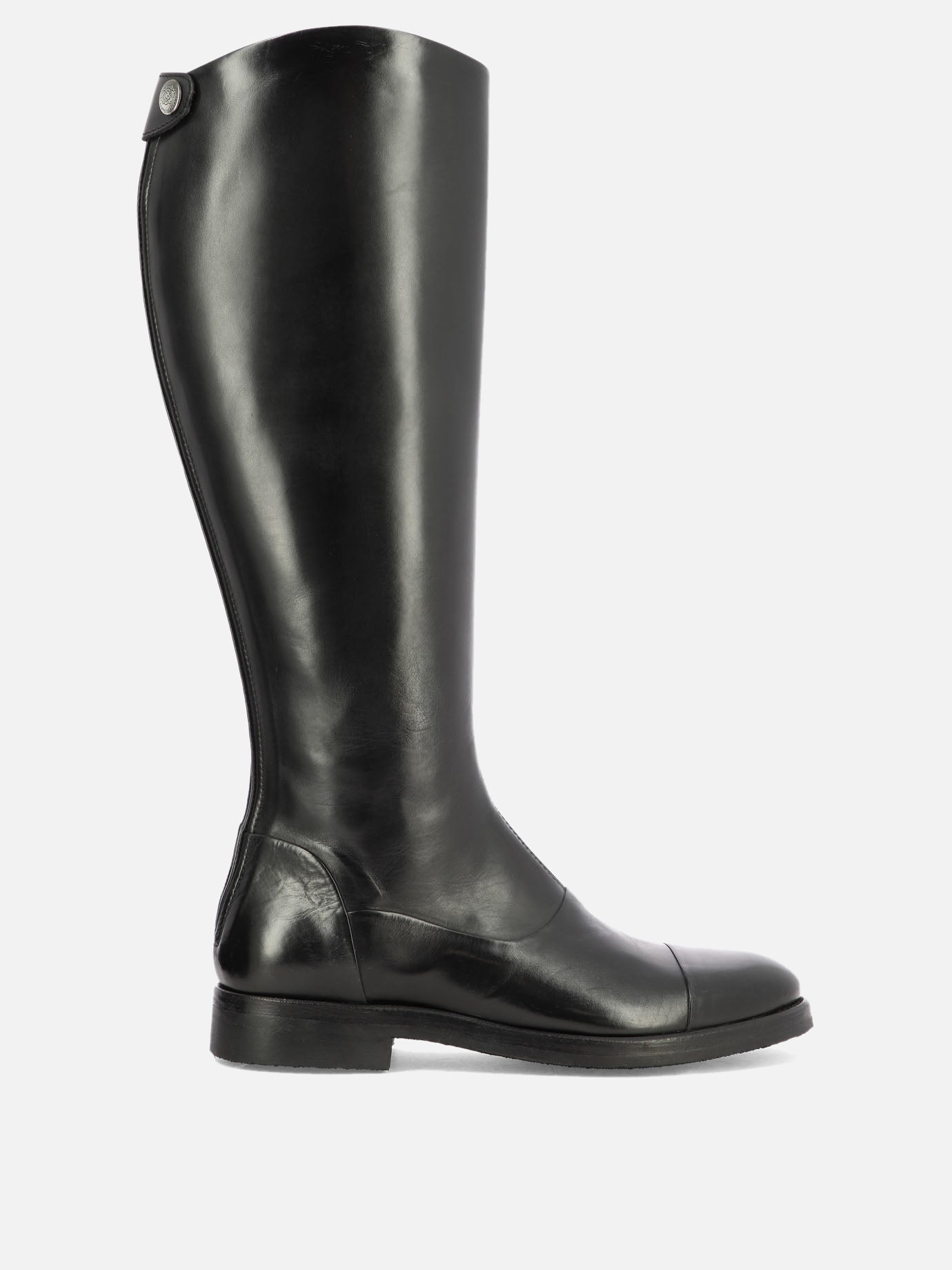 Knee-high 100% pelle - 100% gomma  Black - Alberto Fasciani Women | PDP | VIETTI Online Store | Zoom-Modal
