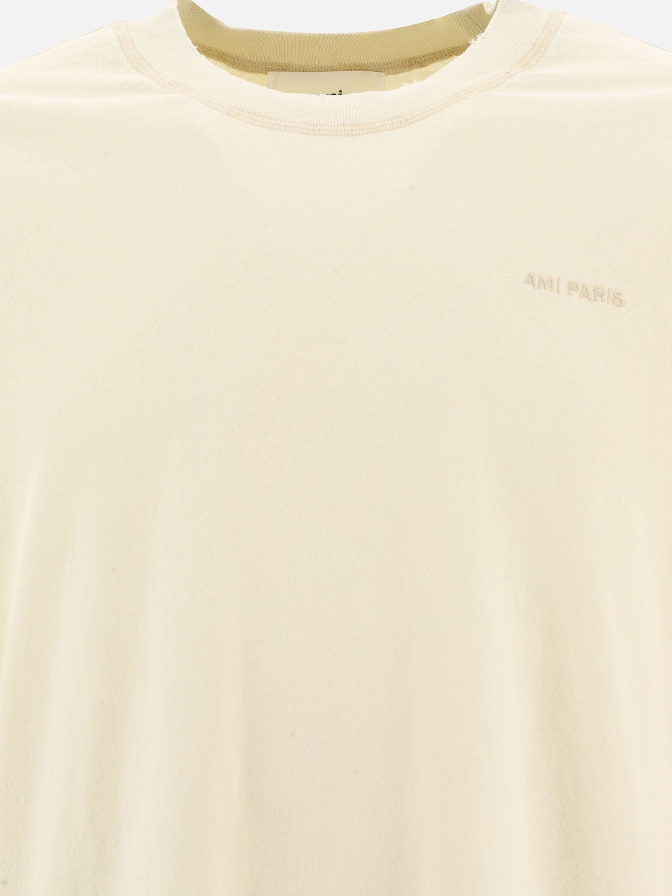 Crewneck t-shirts 100% cotton  White - Ami Paris Men | PDP | VIETTI Online Store | Zoom-Modal_3
