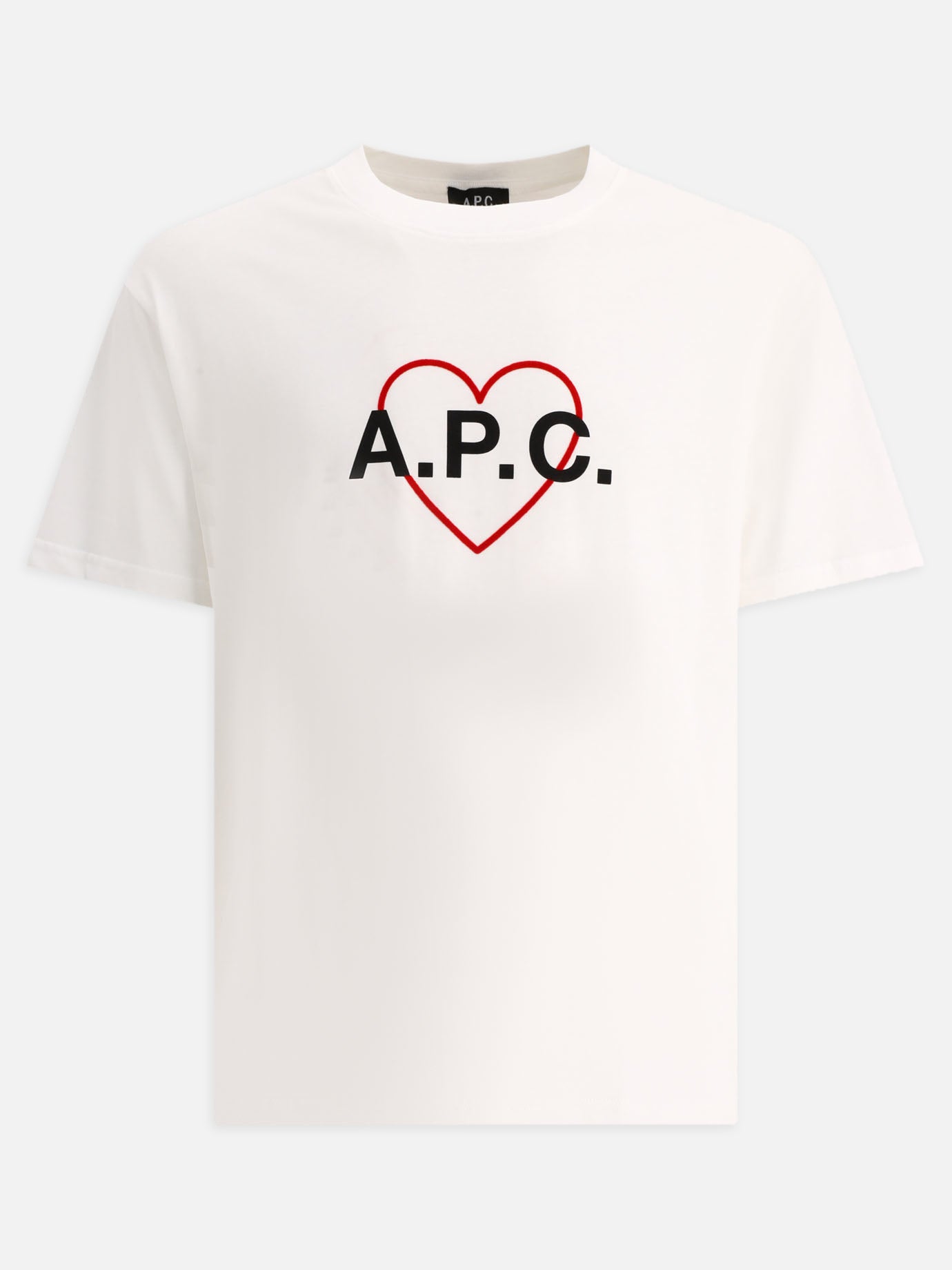 Crewneck t-shirts 100% cotone organico  White - A.P.C. Men | PDP | VIETTI Online Store | Zoom-Modal
