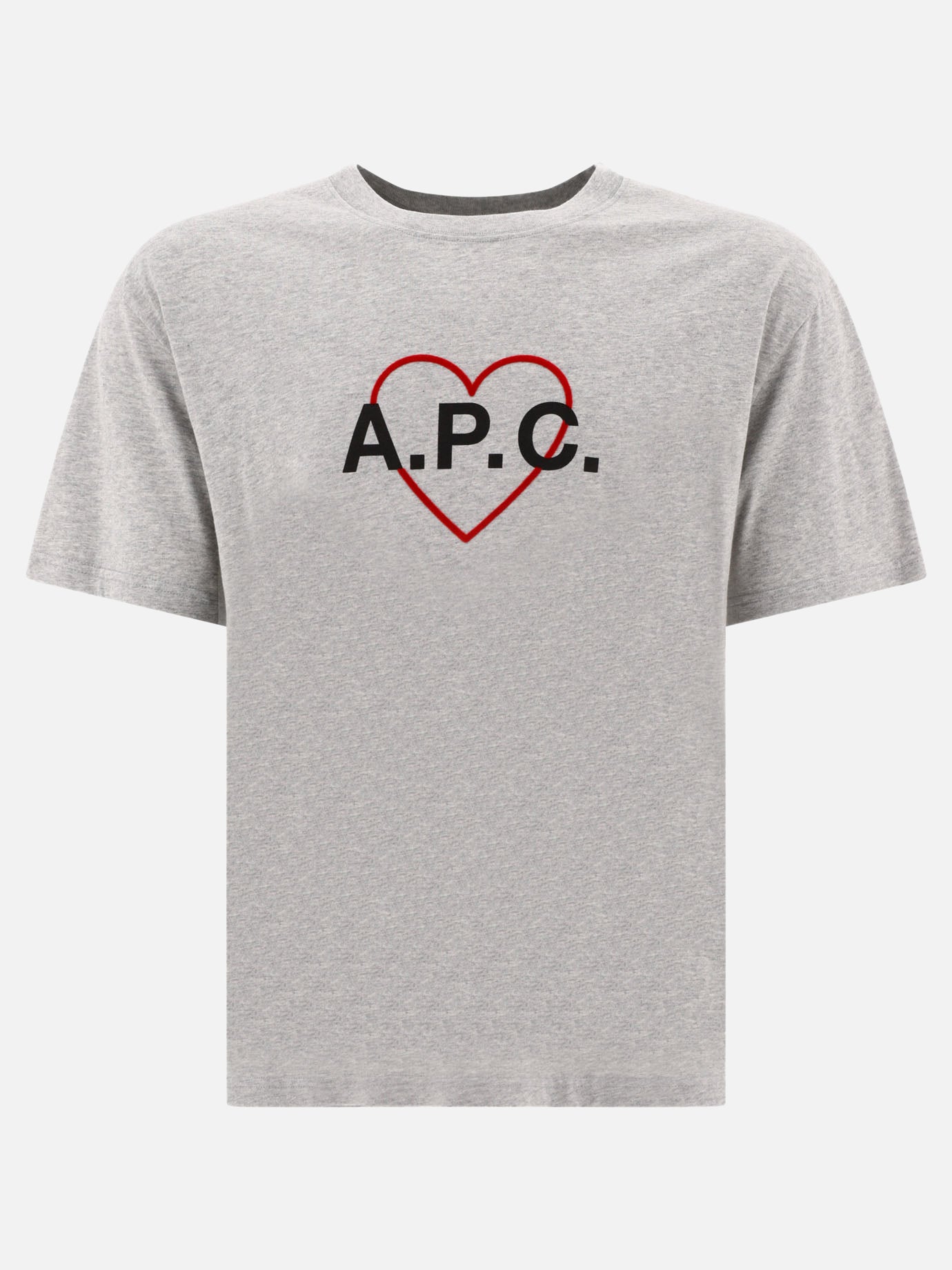 Crewneck t-shirts 100% cotone organico  Grey - A.P.C. Men | PDP | VIETTI Online Store | Zoom-Modal
