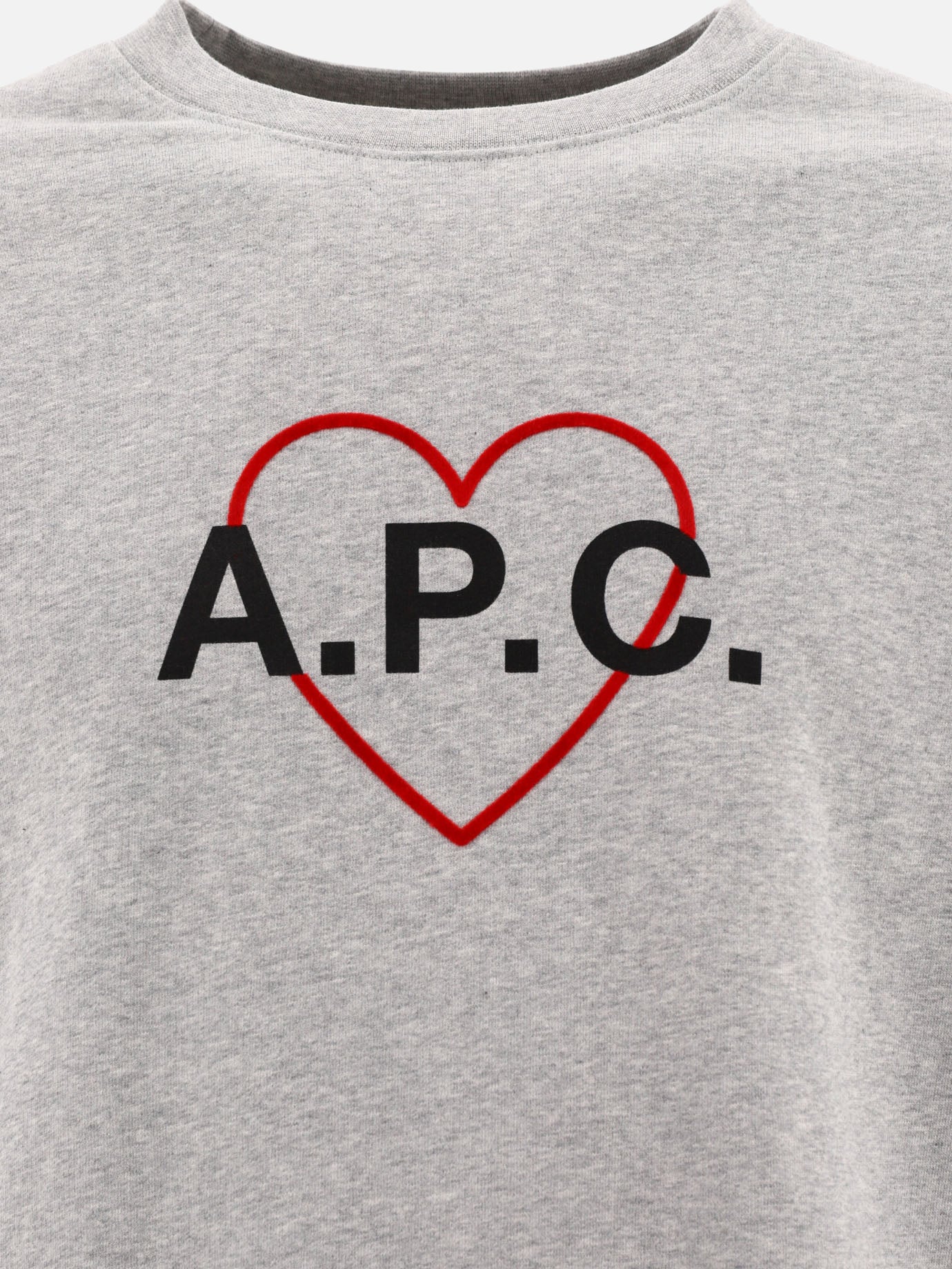 Crewnecks 100% cotone organico  Grey - A.P.C. Men | PDP | VIETTI Online Store | thumbnail_3