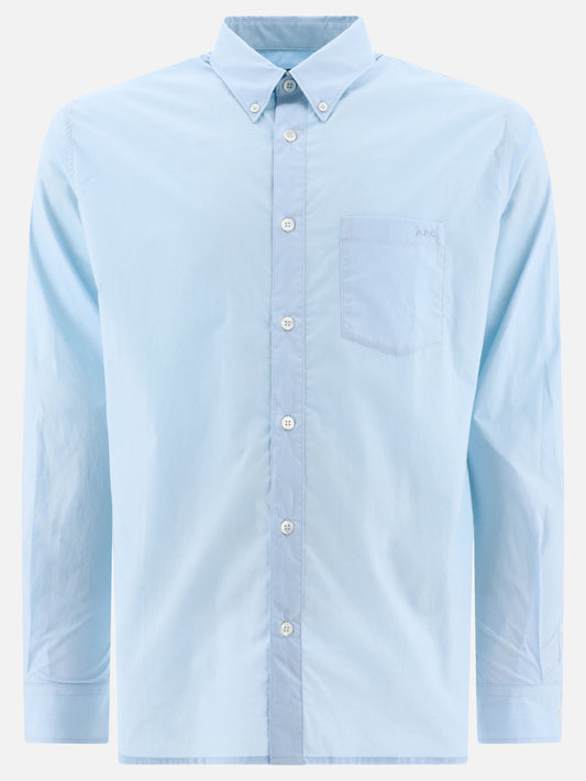 Formal shirts 100% cotone  Light blue - A.P.C. Men | PLP | VIETTI Online Store 
