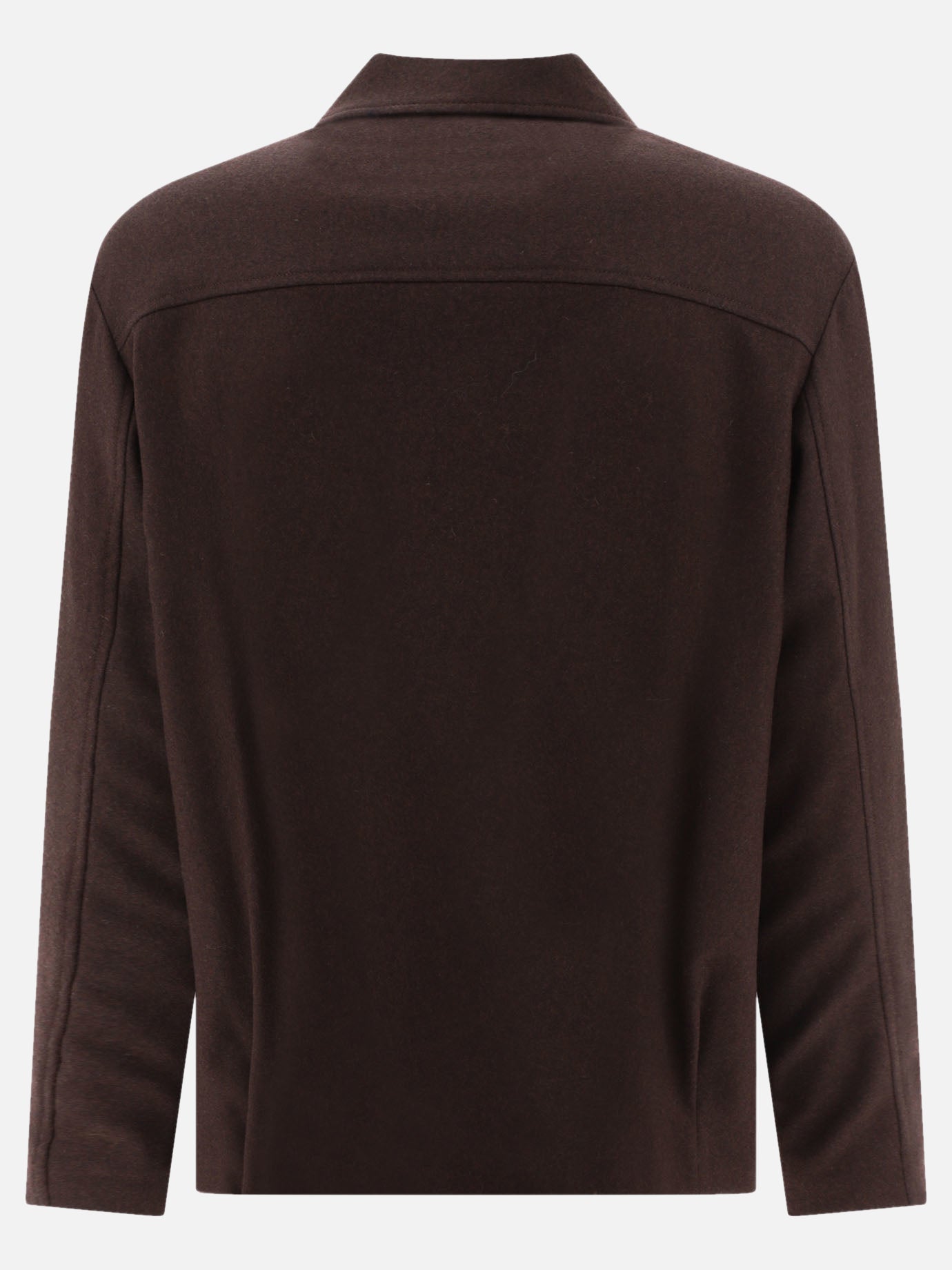 Giacche overshirt 70% lana 25% poliammide 5% poliestere  Marrone - A.P.C. Uomo | PDP | VIETTI Online Store | thumbnail_2