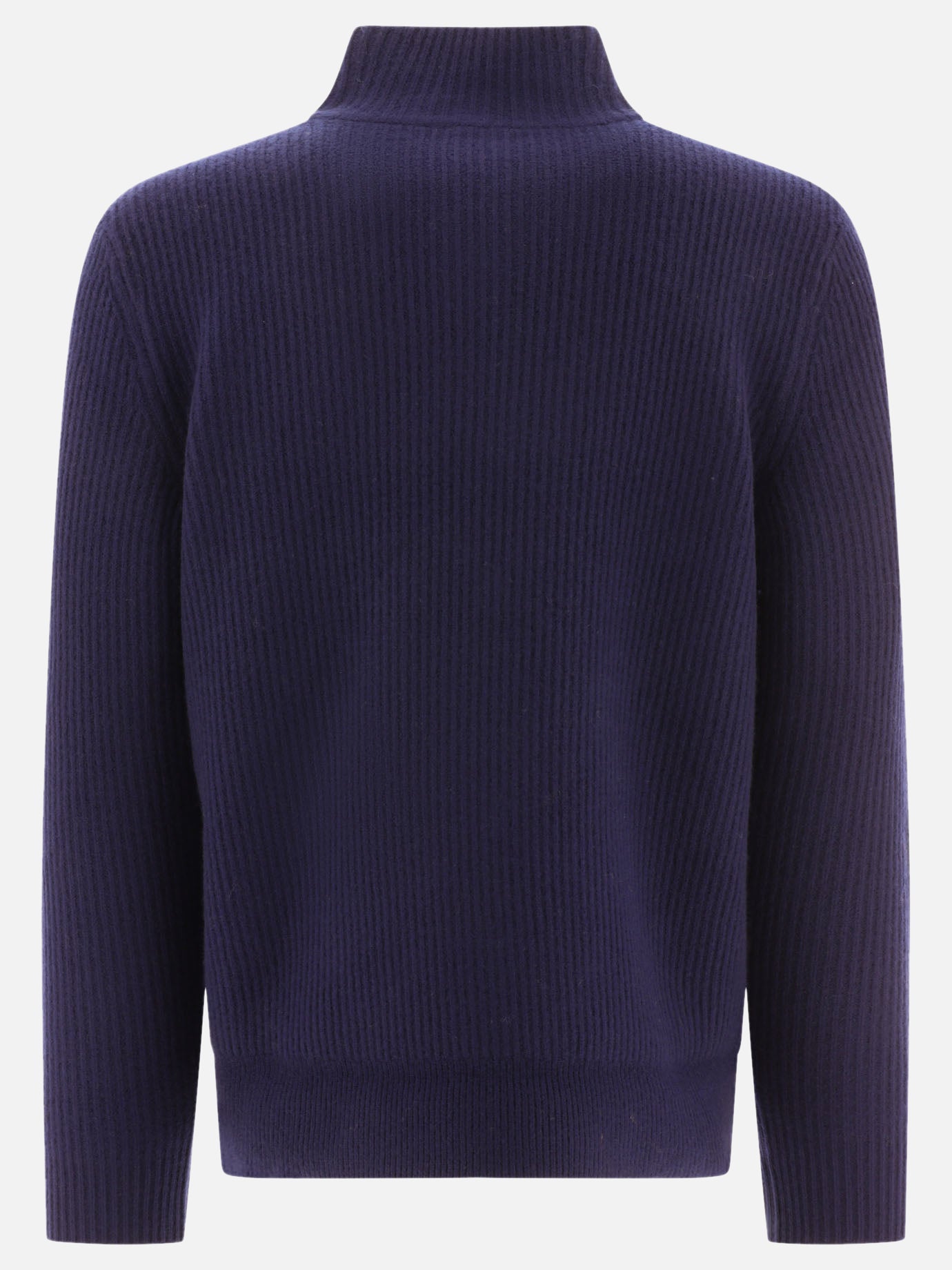 Half zip sweaters 100% lana merino  Blue - A.P.C. Men | PDP | VIETTI Online Store | Zoom-Modal_2
