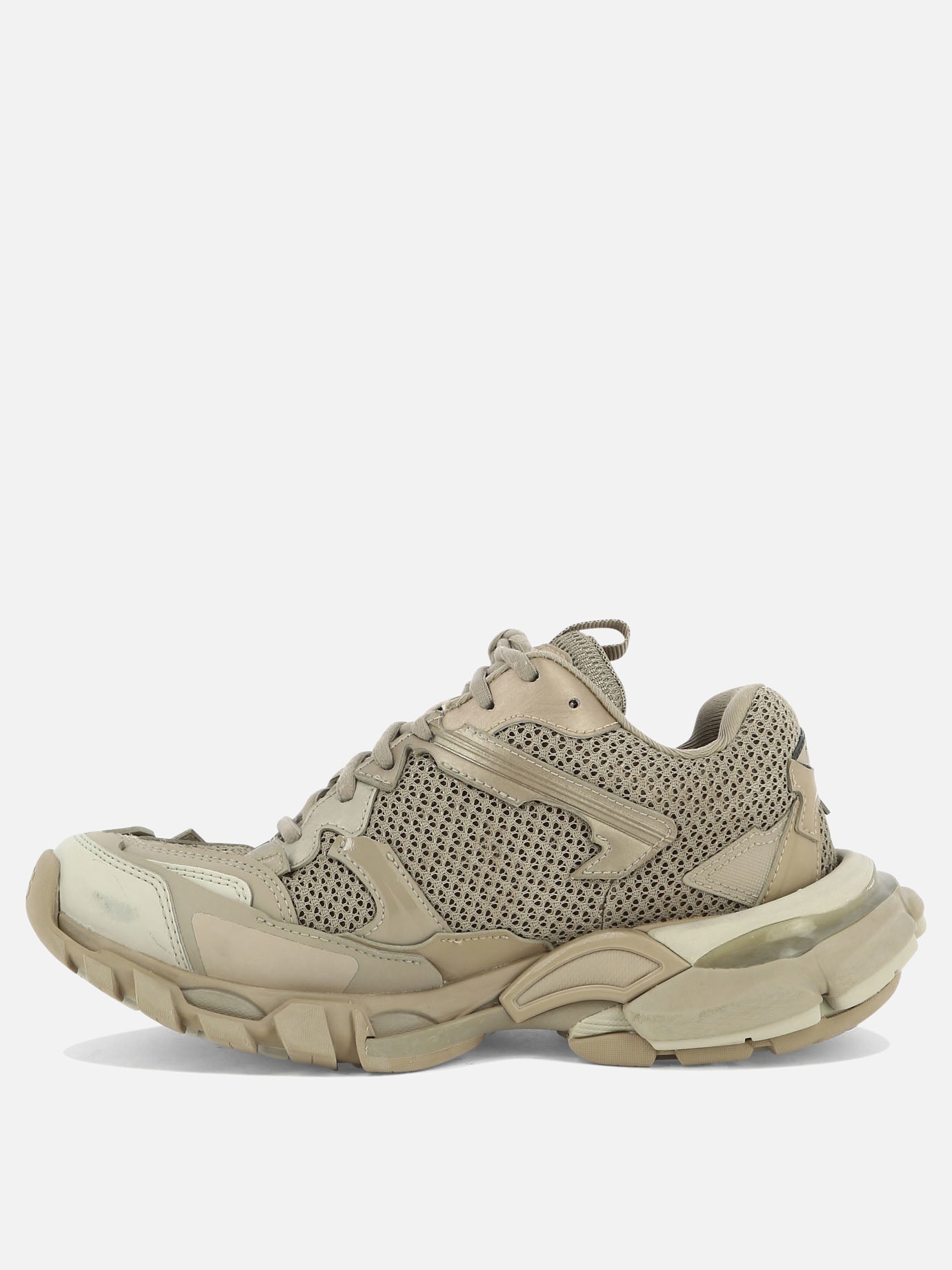 Low top sneakers 51% poliestere 40% poliuretano 9% nylon - 100% gomma  Beige - Balenciaga Women | PDP | VIETTI Online Store | thumbnail_3