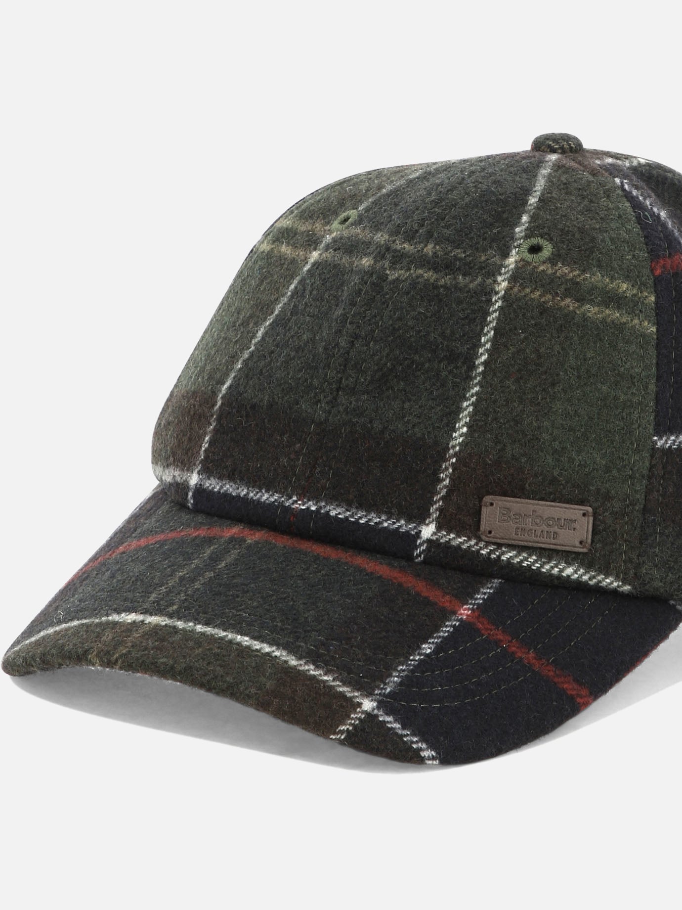 Baseball caps 65% poliestere 20% lana 10% acrilico 5% poliammide  Green - Barbour Men | PDP | VIETTI Online Store | Zoom-Modal_4
