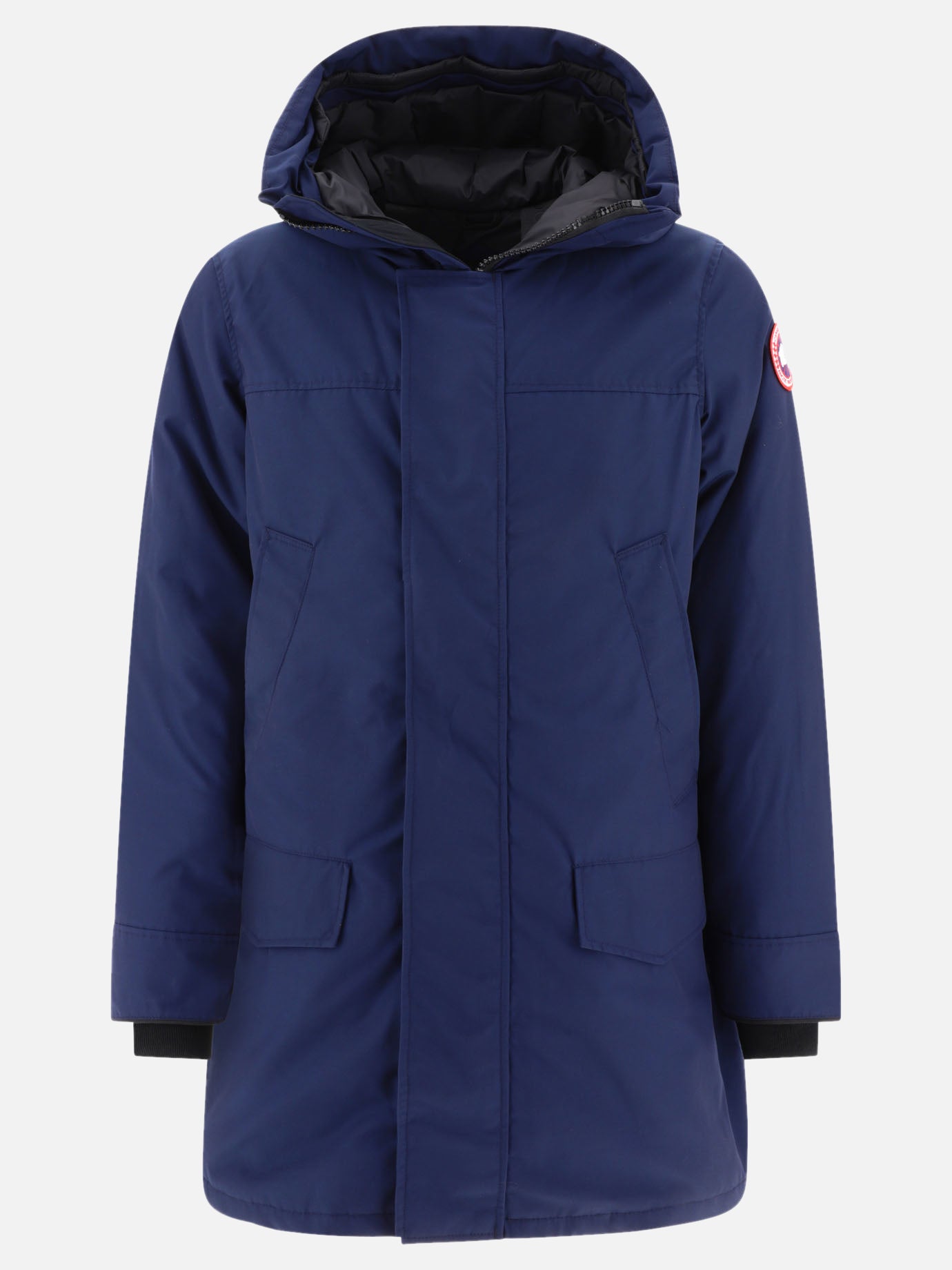 Parka 84% poliestere 16% cotone - Imbottitura: piumino e piume  Blu - Canada Goose Uomo | PDP | VIETTI Online Store | Zoom-Modal
