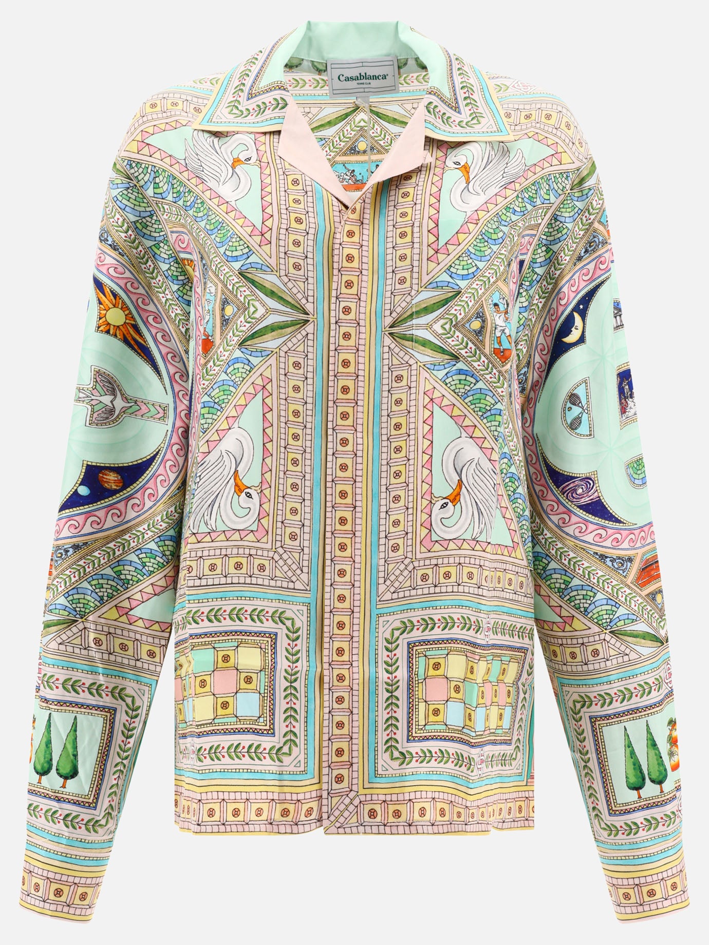 Casual shirts 100% seta  Green - Casablanca Women | PDP | VIETTI Online Store | Zoom-Modal
