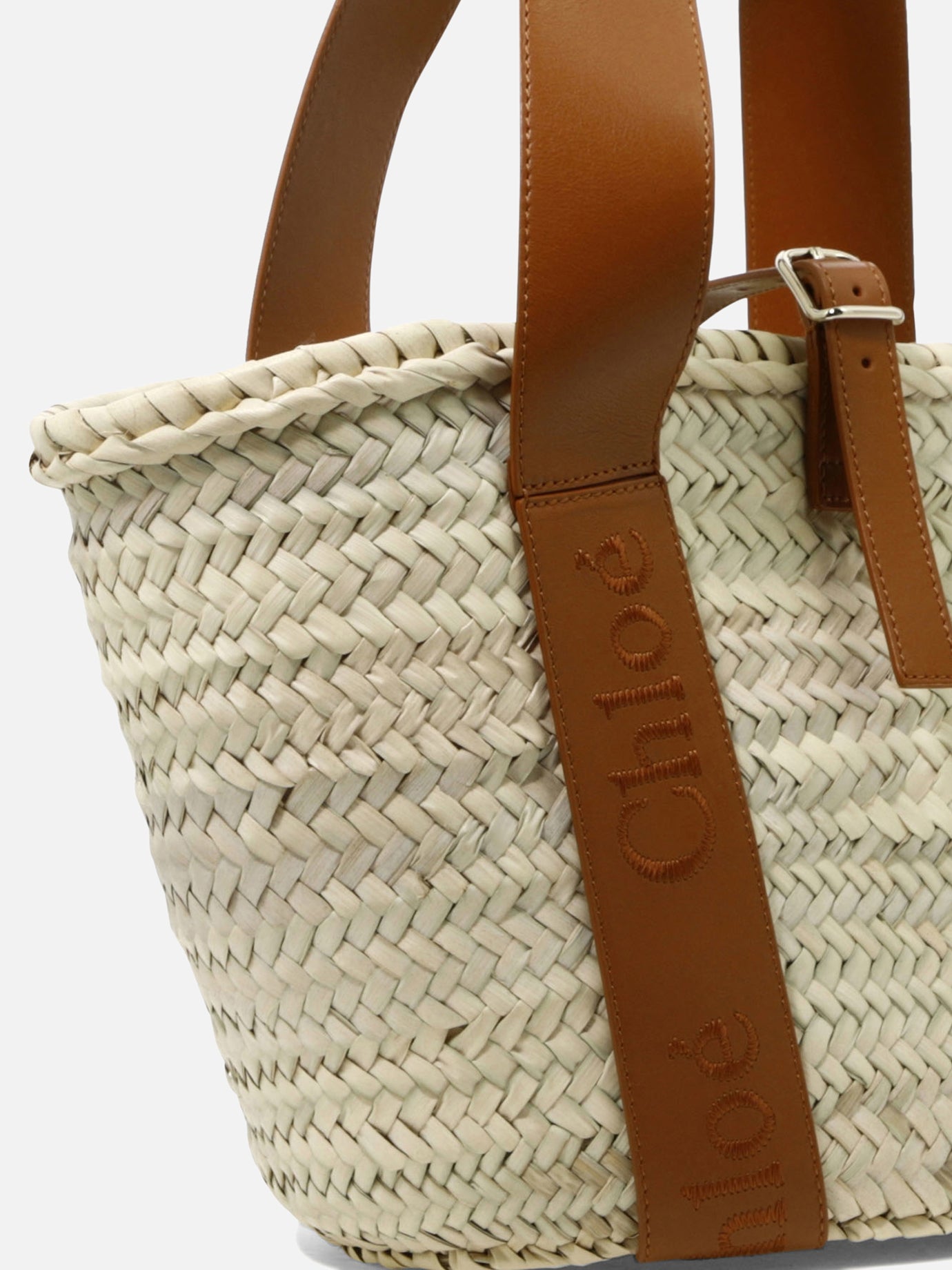 Large bags 80% foglie di palma 20% pelle di vitello  Brown - Chloé Women | PDP | VIETTI Online Store | Zoom-Modal_4
