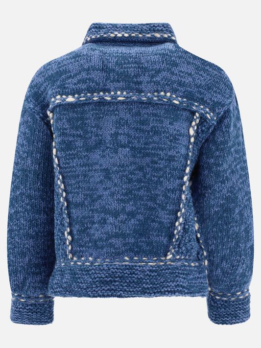 Giacche overshirt 100% wool  Azzurro - KAPITAL Uomo | PLP | VIETTI Online Store | 2
