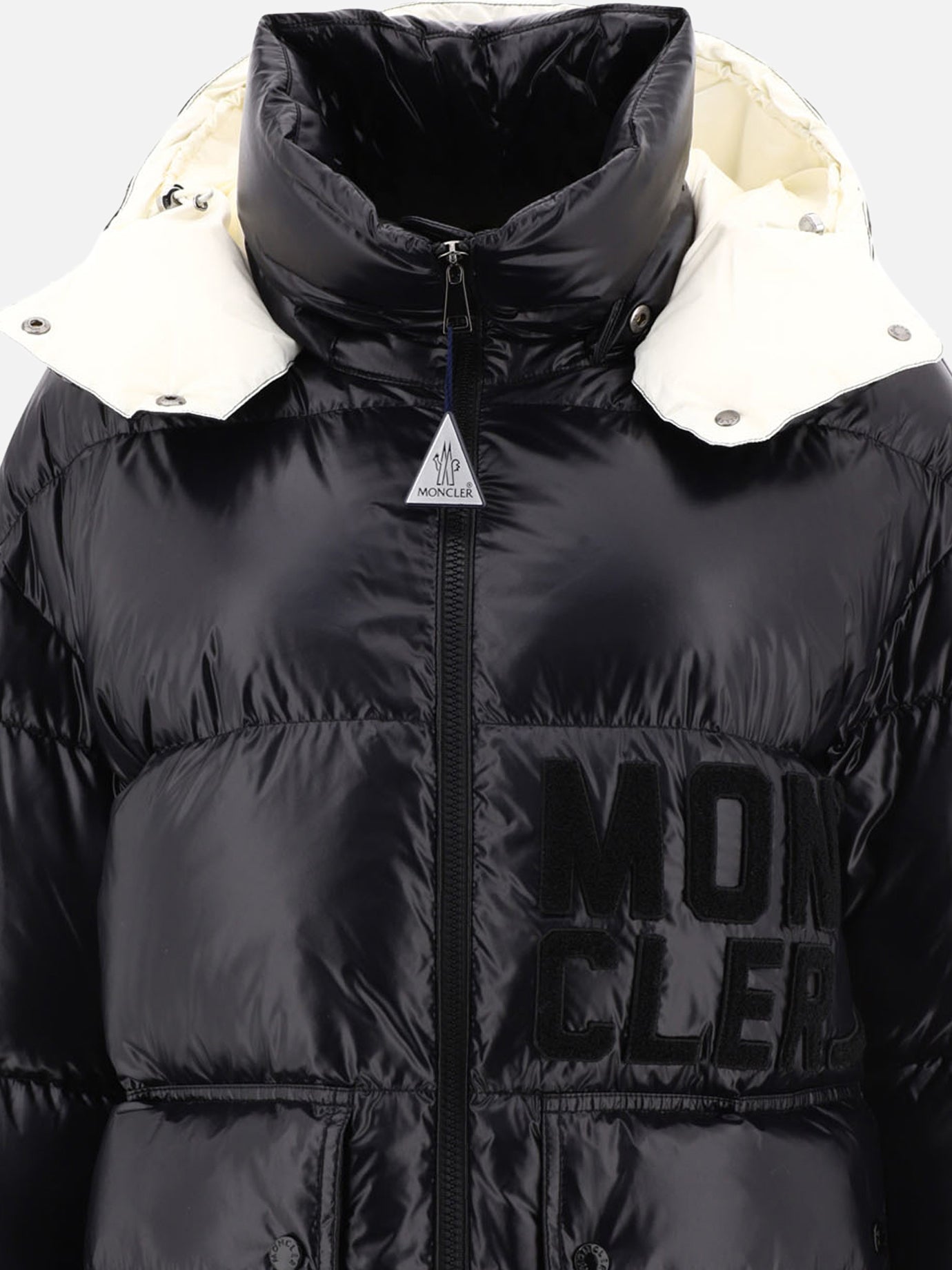Down jackets 100% polyamide - Padding: down and feathers  Black - Moncler Women | PDP | VIETTI Online Store | Zoom-Modal_4
