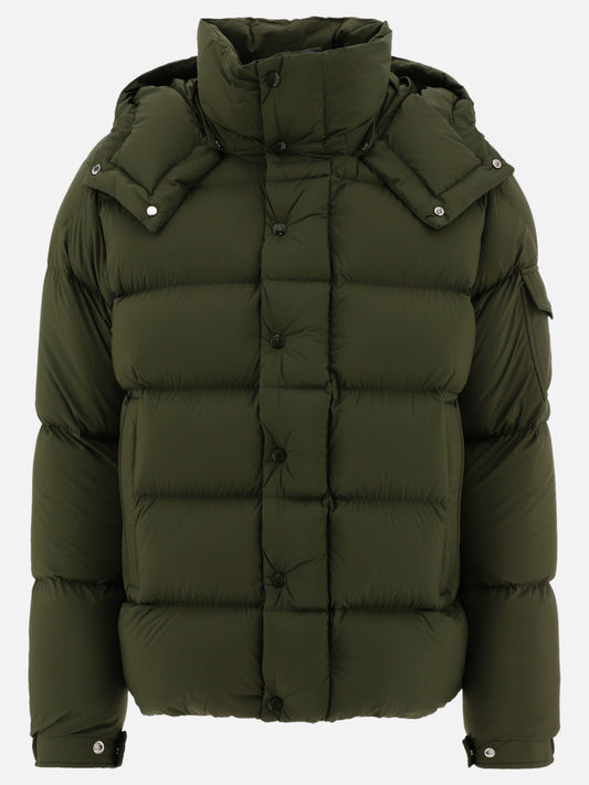 Piumini lunghi 100% polyamide - Padding: down and feathers  Verde - Moncler Uomo | PLP | VIETTI Online Store 
