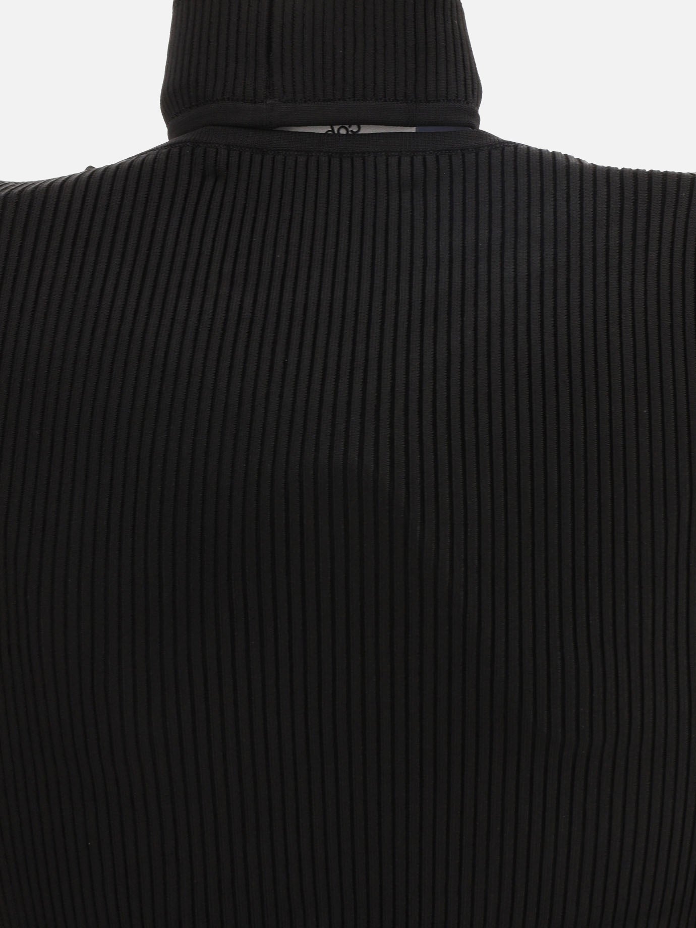 Turtleneck with cut-out