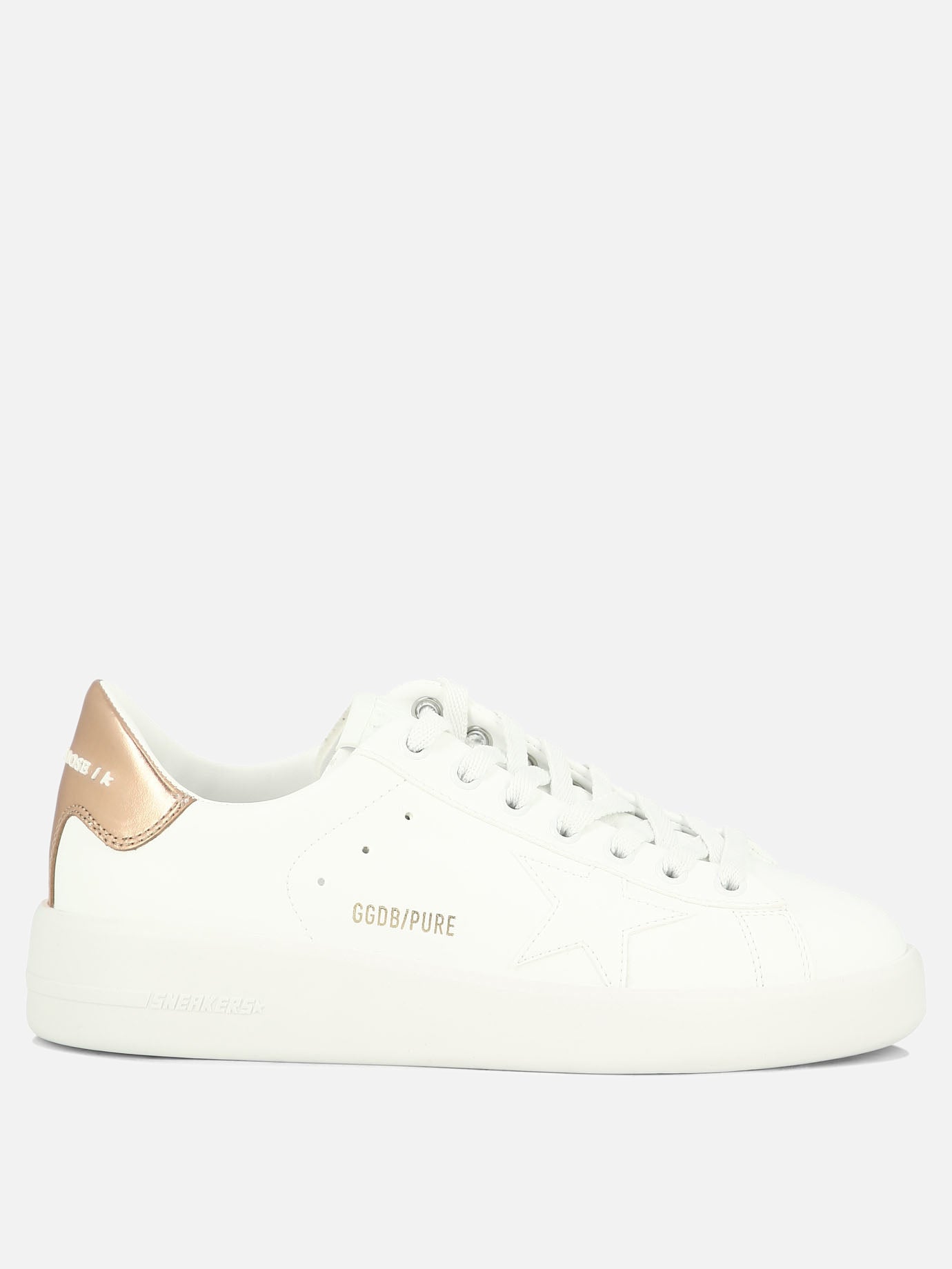 Low top sneakers 60% poliuretano 28% cotone 12% pelle - 100% gomma  White - Golden Goose Women | PDP | VIETTI Online Store | thumbnail
