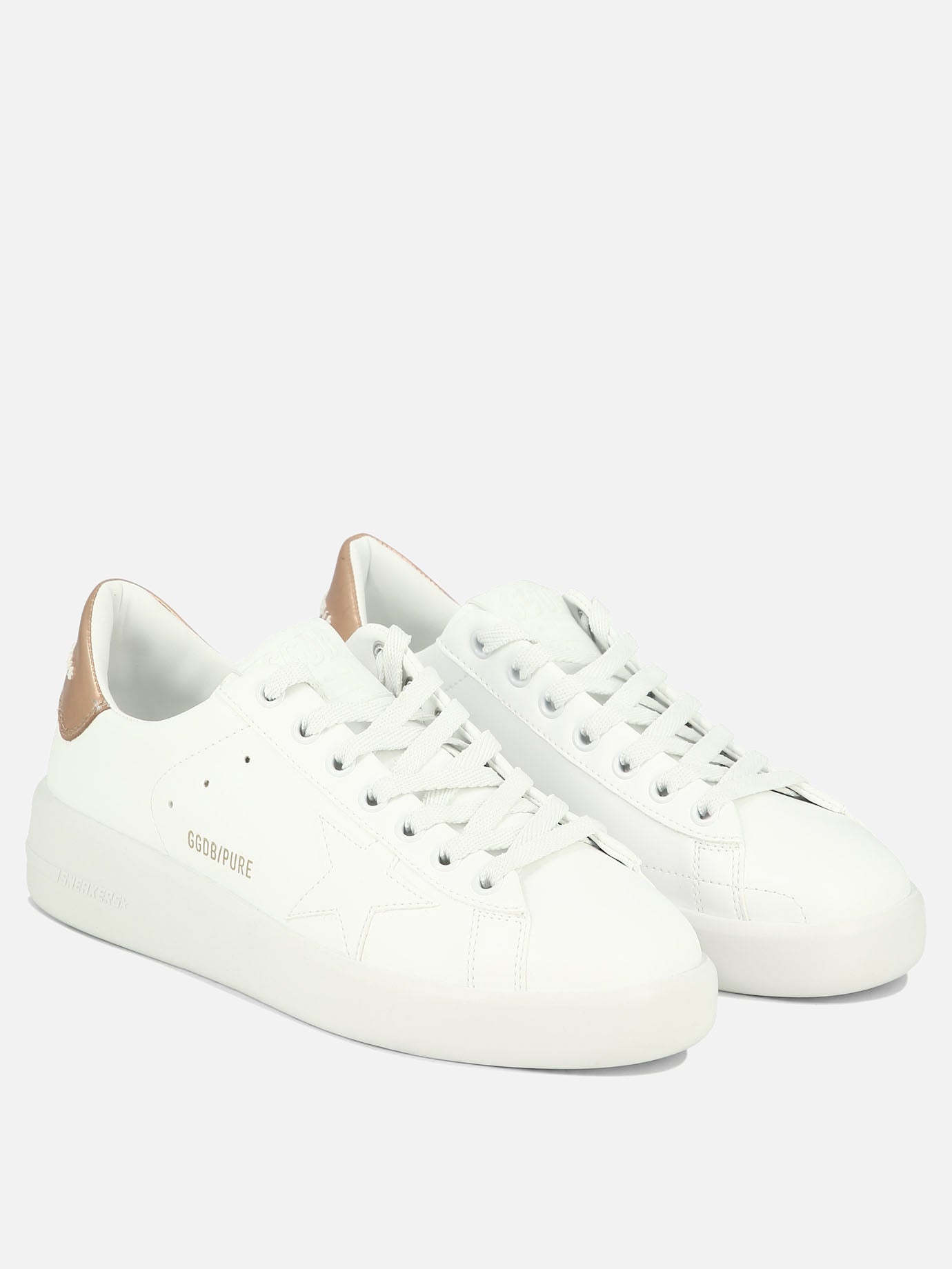 Low top sneakers 60% poliuretano 28% cotone 12% pelle - 100% gomma  White - Golden Goose Women | PDP | VIETTI Online Store | Zoom-Modal_2
