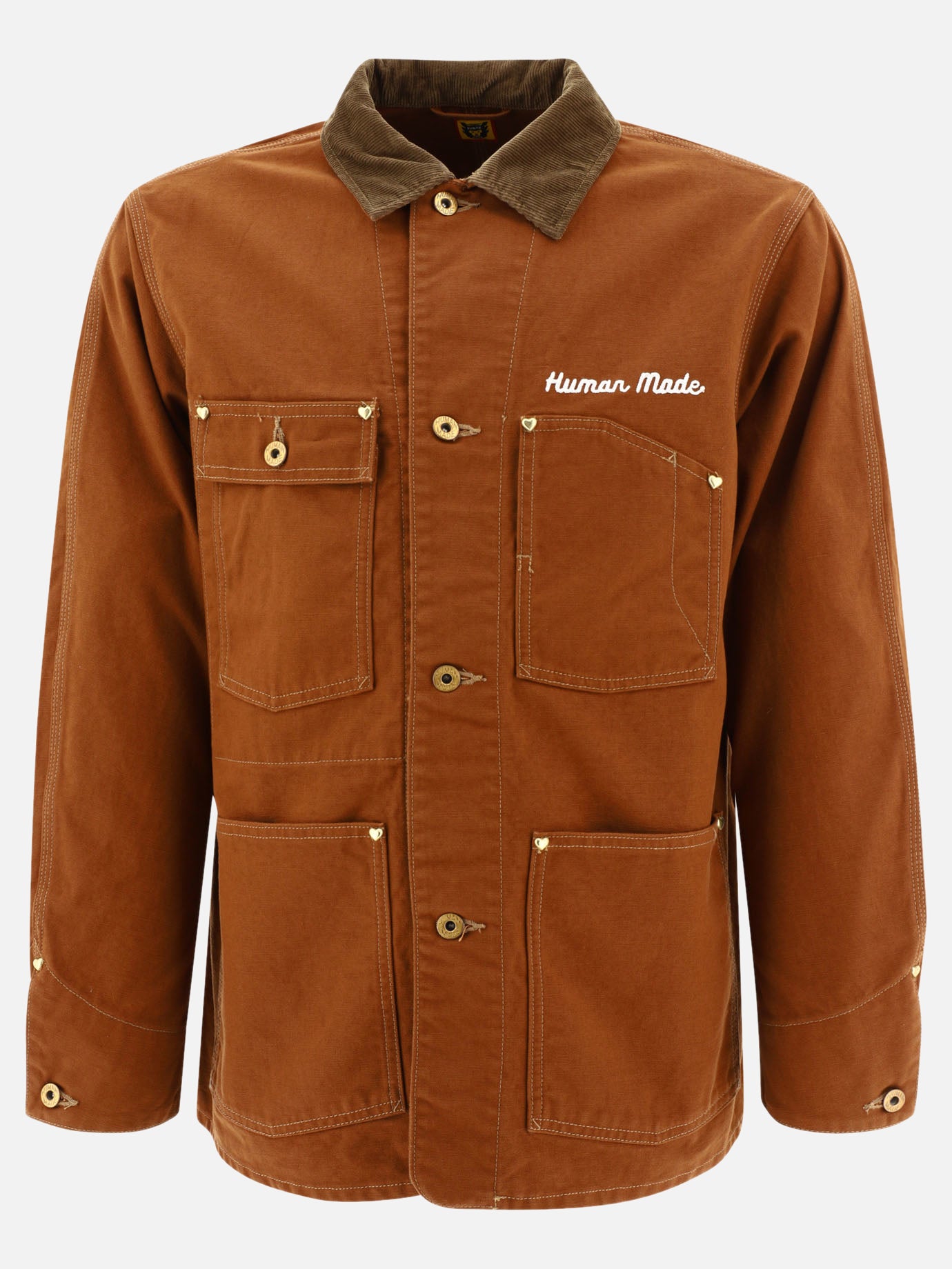 Giacche leggere & Trapuntate 100% cotton  Marrone - Human Made Uomo | PDP | VIETTI Online Store | Zoom-Modal
